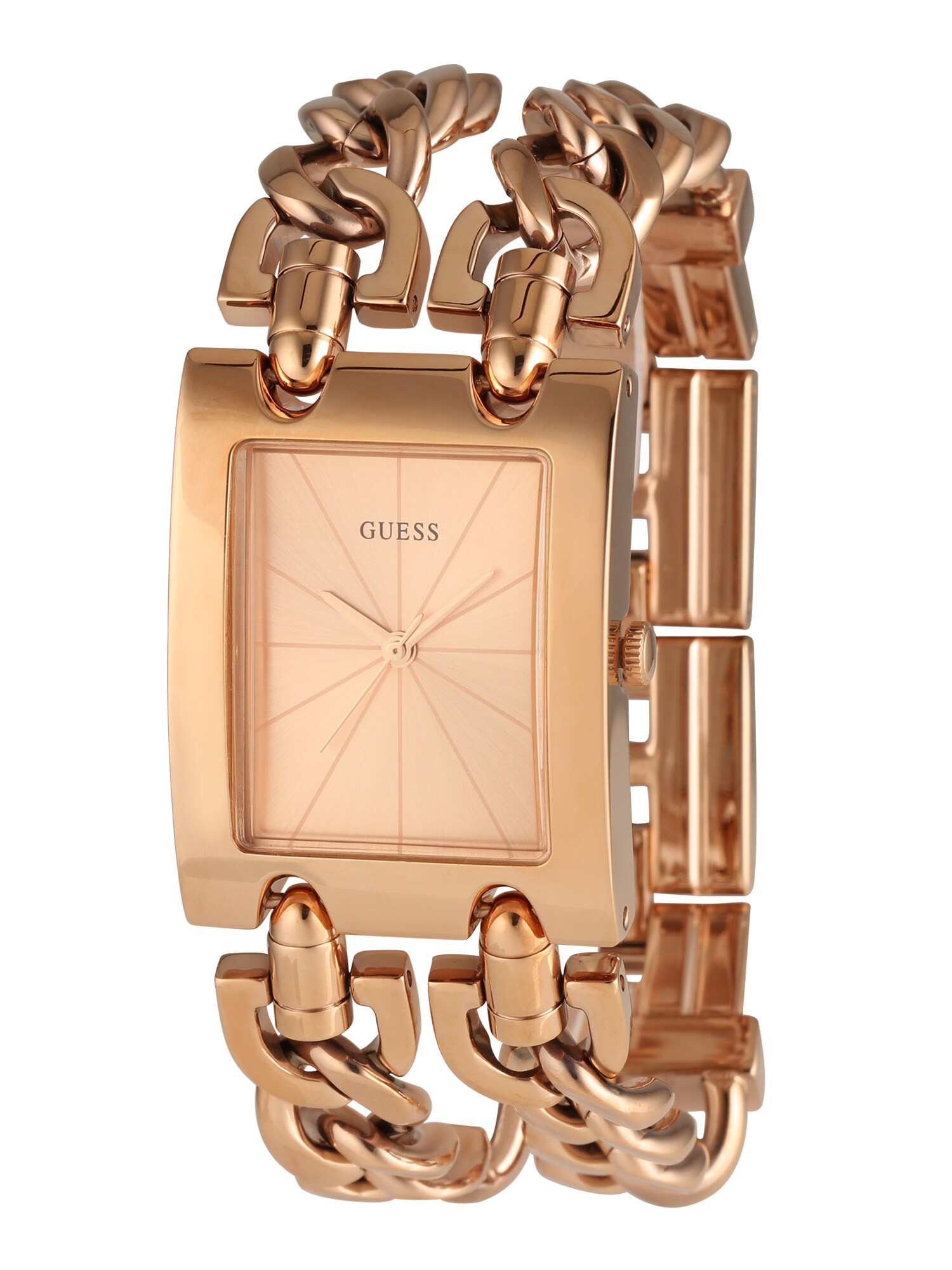 GUESS Analoginis (įprastinio dizaino) laikrodis  rožinio aukso spalva