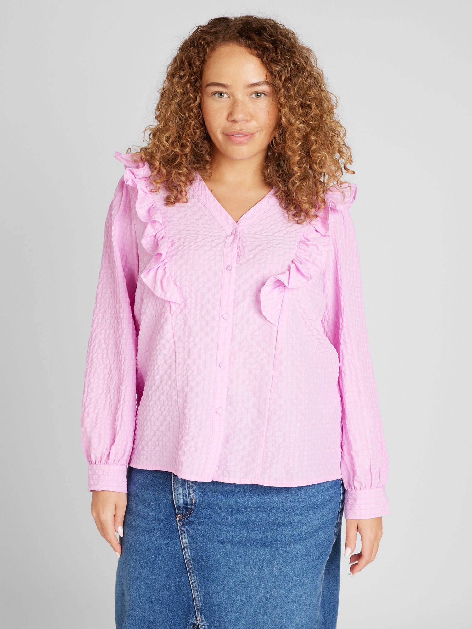 Vero Moda Curve Blúz 'CIRA'  orgona termék 2. képe