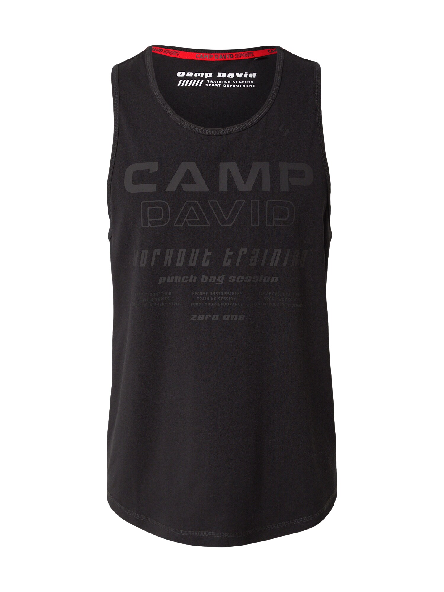 CAMP DAVID Funkčné tričko  antracitová / čierna