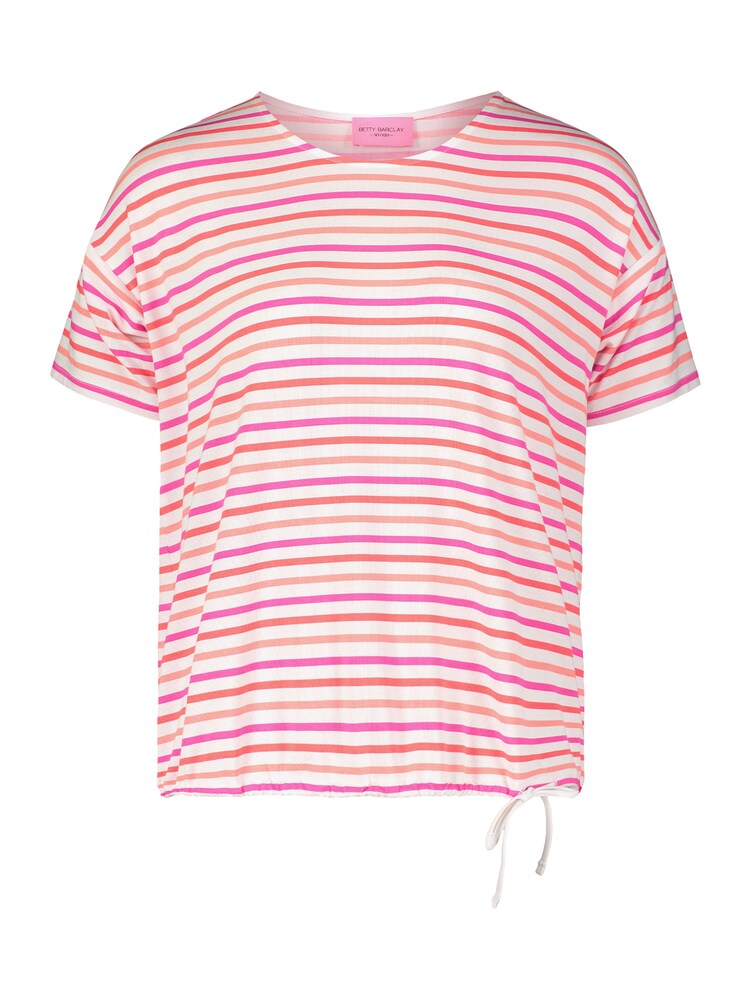 Betty Barclay Shirt Damen Größe L hellorange / pink / rot / weiß