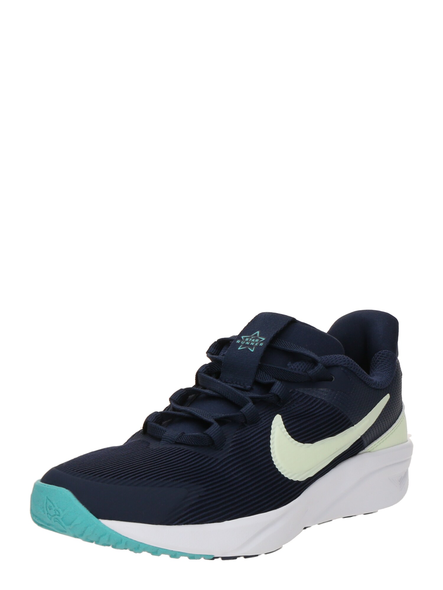 NIKE Sportcipő 'Star Runner 4'  éjkék / világos sárga akciós termékkép 1