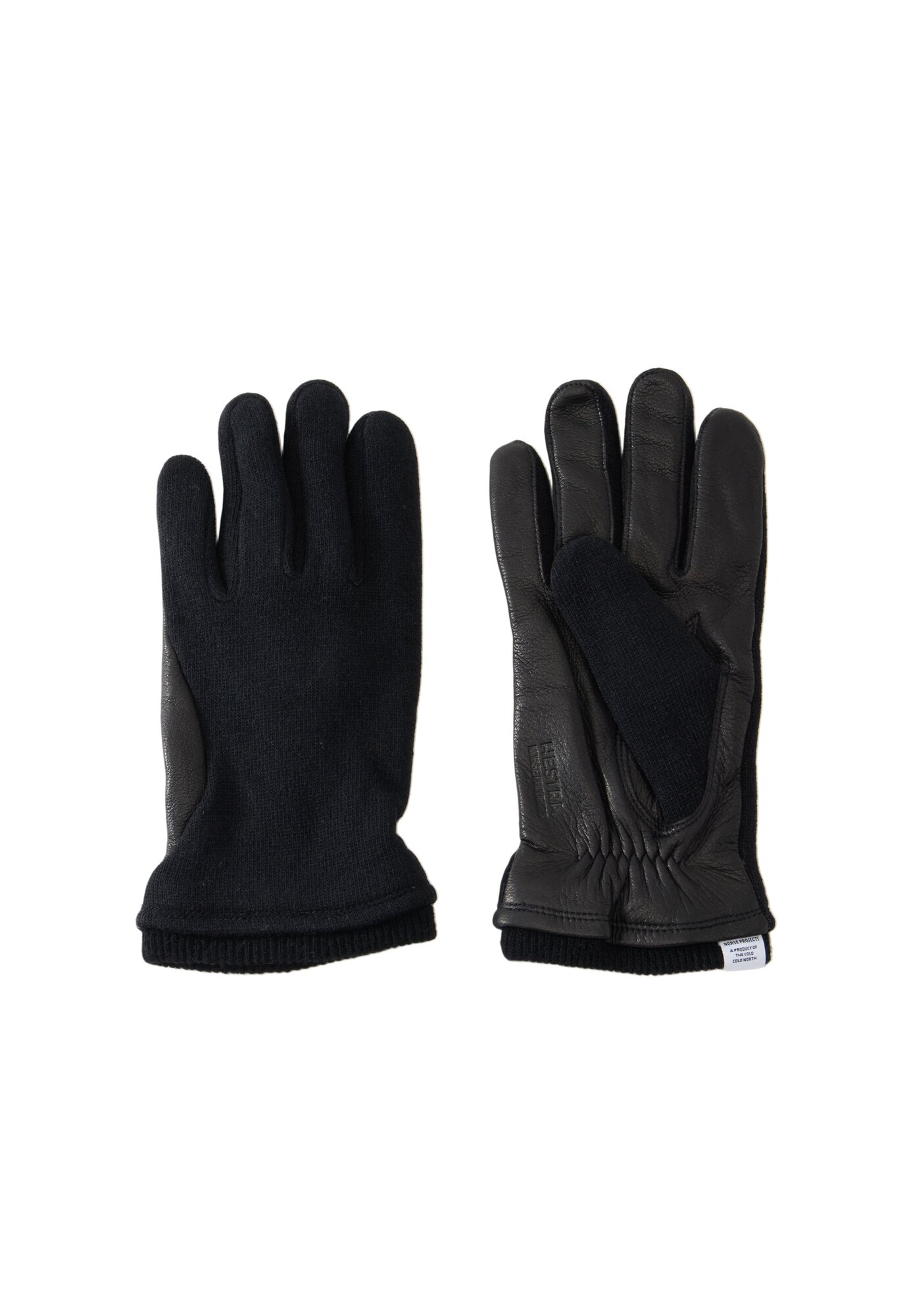 NORSE PROJECTS Guantes con dedos 'Norse x Hestra Svante' negro – imagen 1