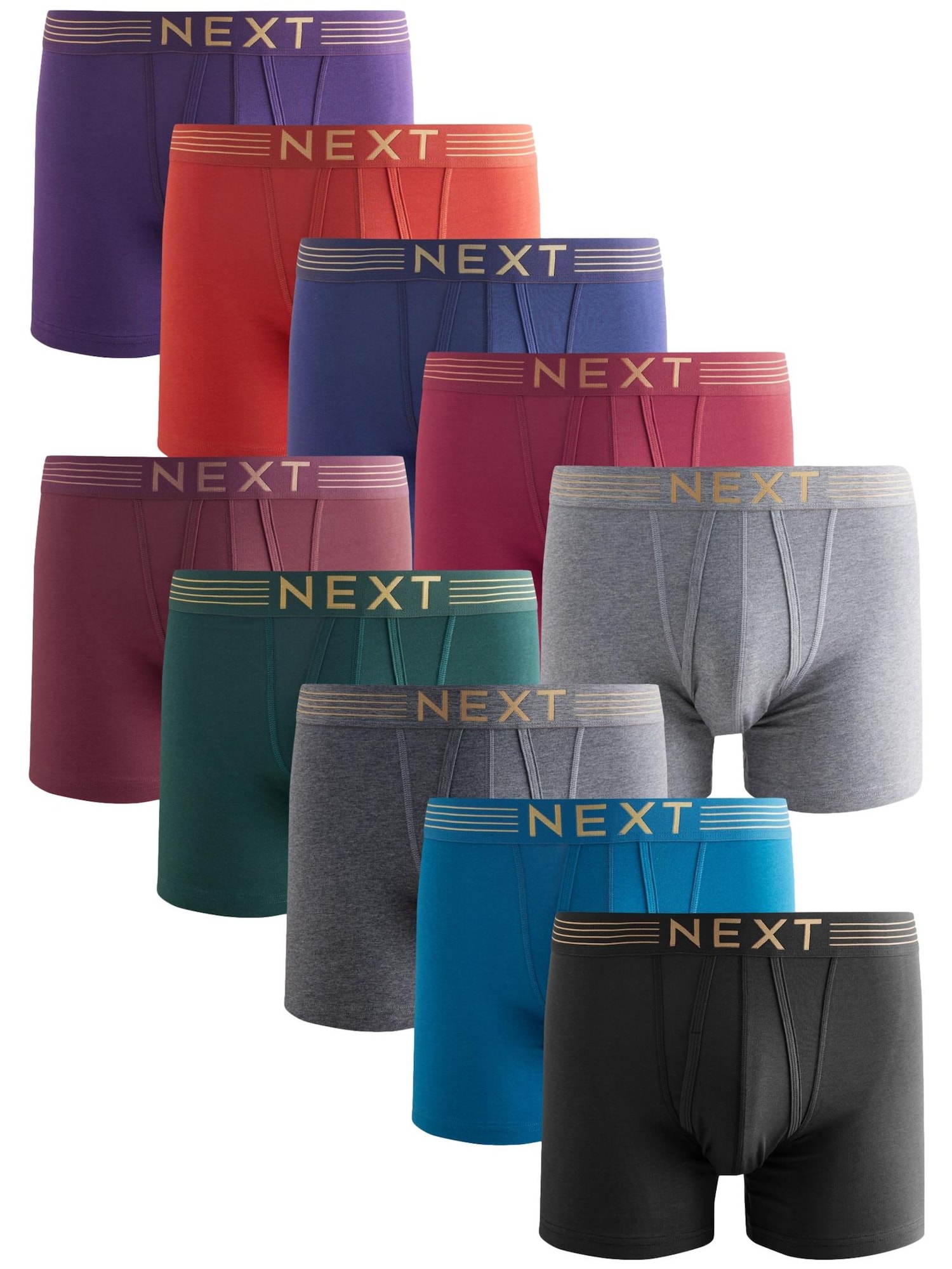 Next Boxeri  albastru / gri deschis / verde închis / roz închis