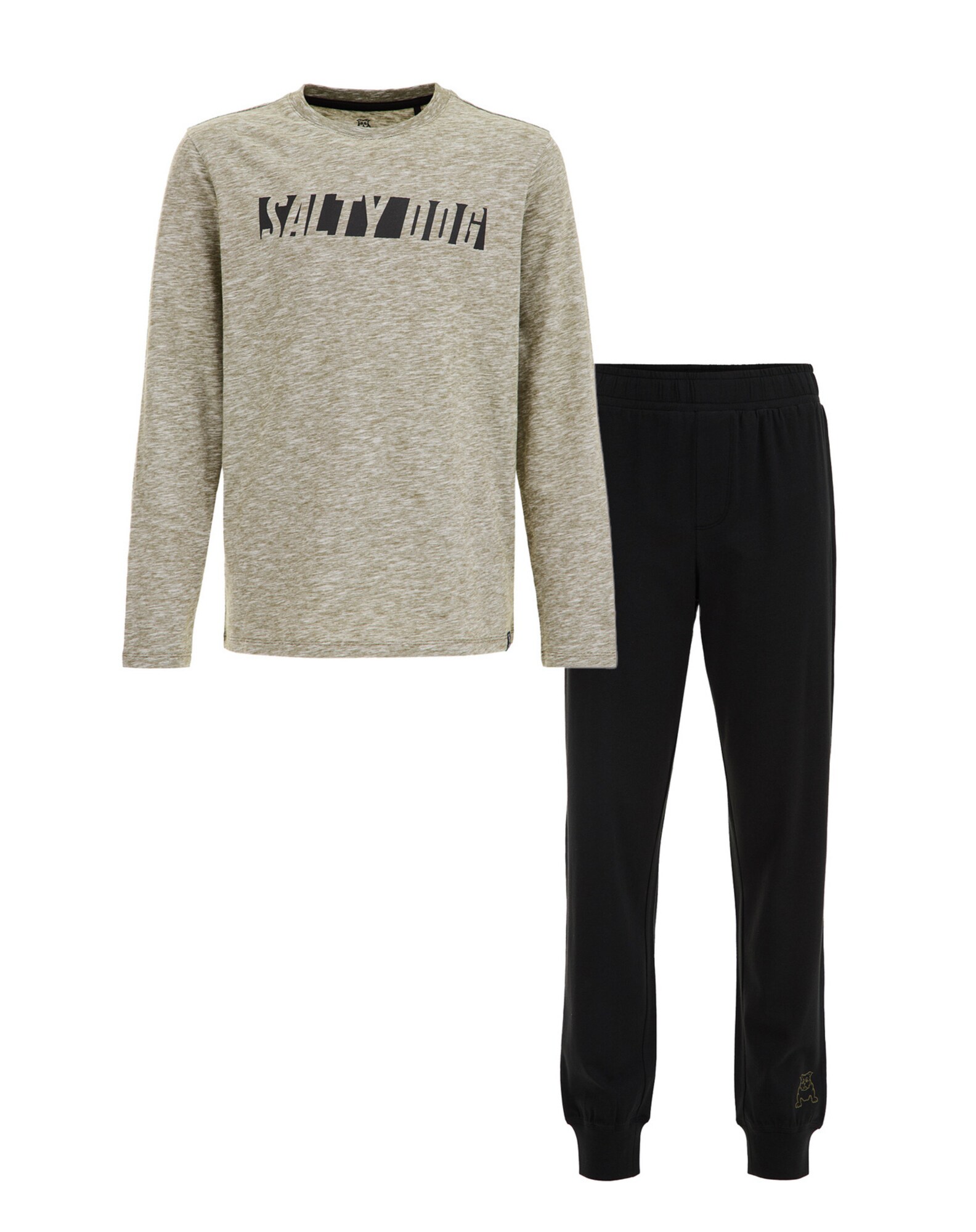 WE Fashion Ruhák alváshoz  olíva / fekete akciós termékkép 1