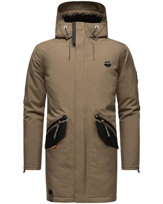 STONE HARBOUR Winterparka ‘Ragaan’ Bruin / Zwart