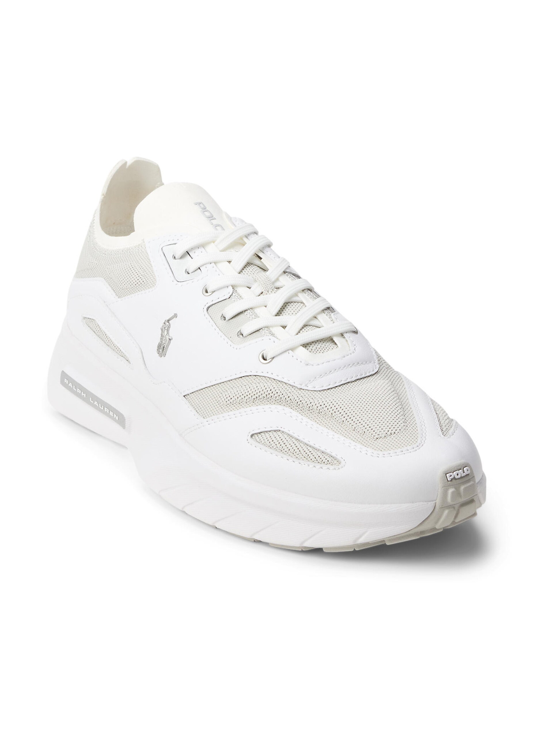 Polo Ralph Lauren Boerum Leather-Paneled Knit Sneaker sneakers herr – bild 7
