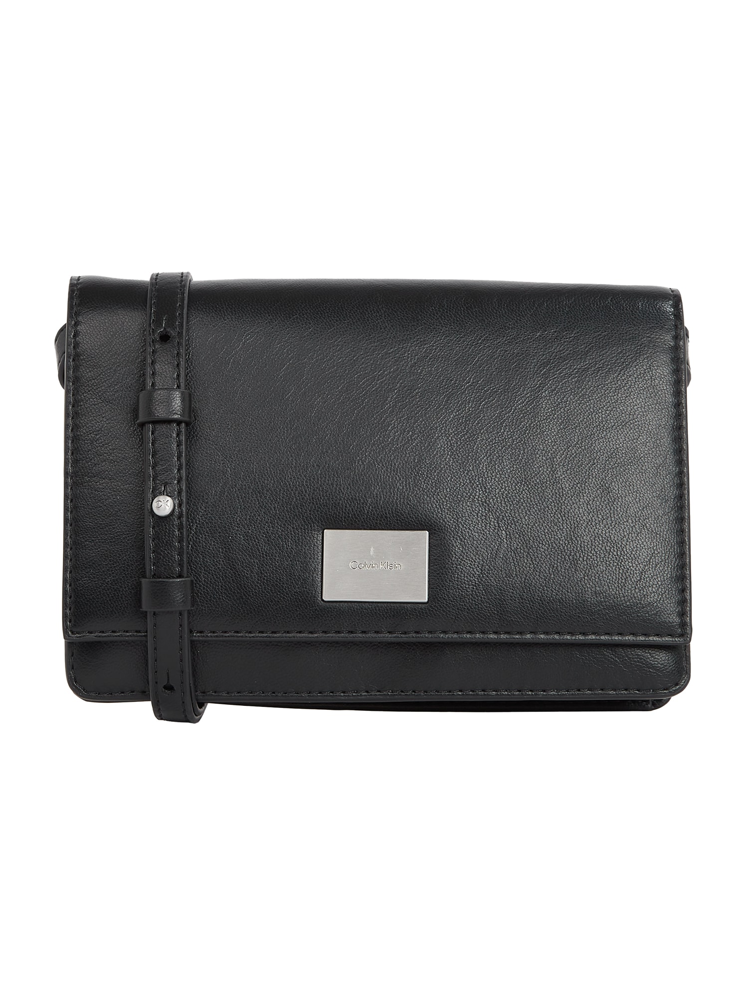 Calvin Klein Geantă de umăr  negru / argintiu