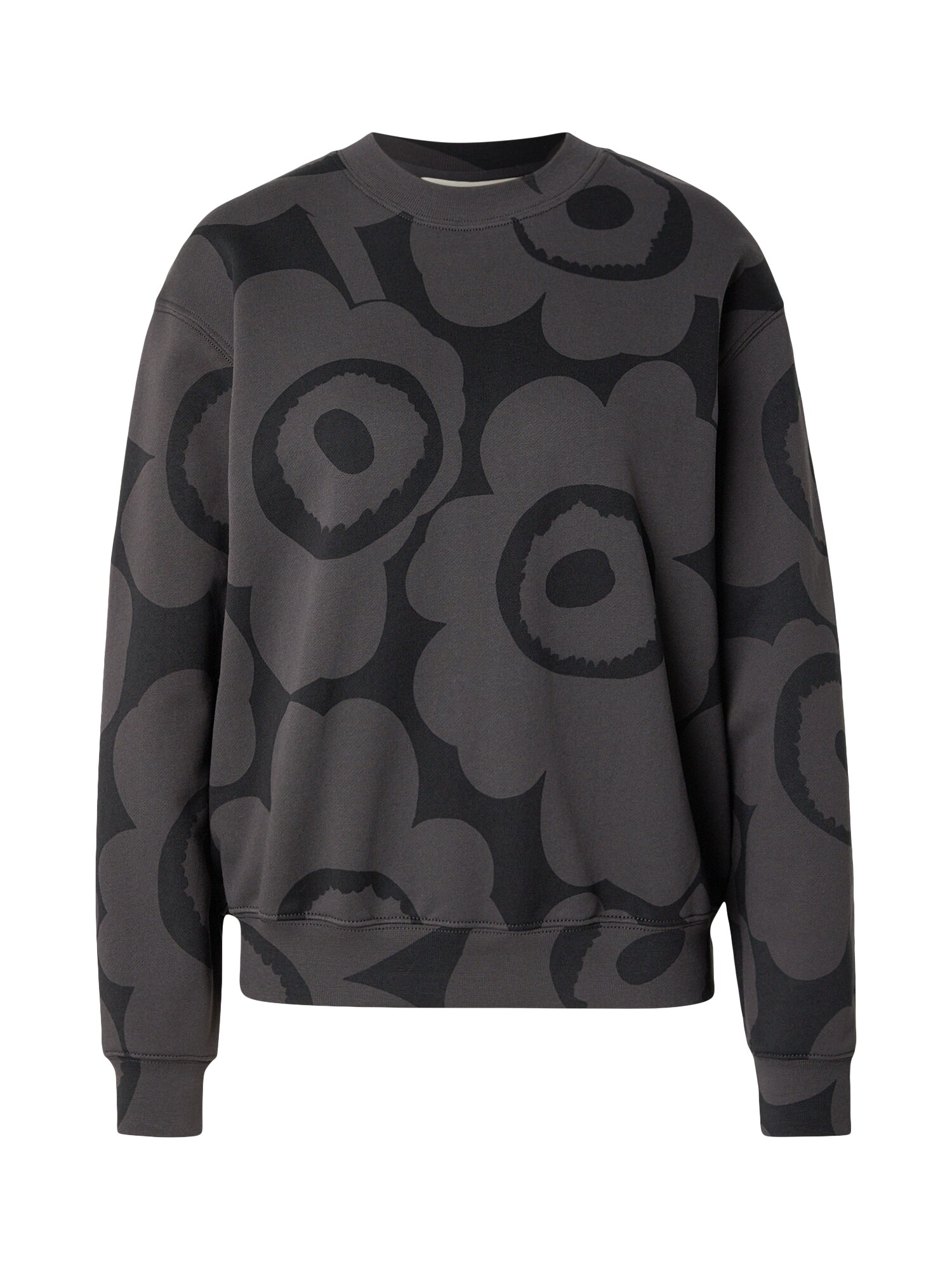 Marimekko Bluză de molton LEIOT  gri închis / negru