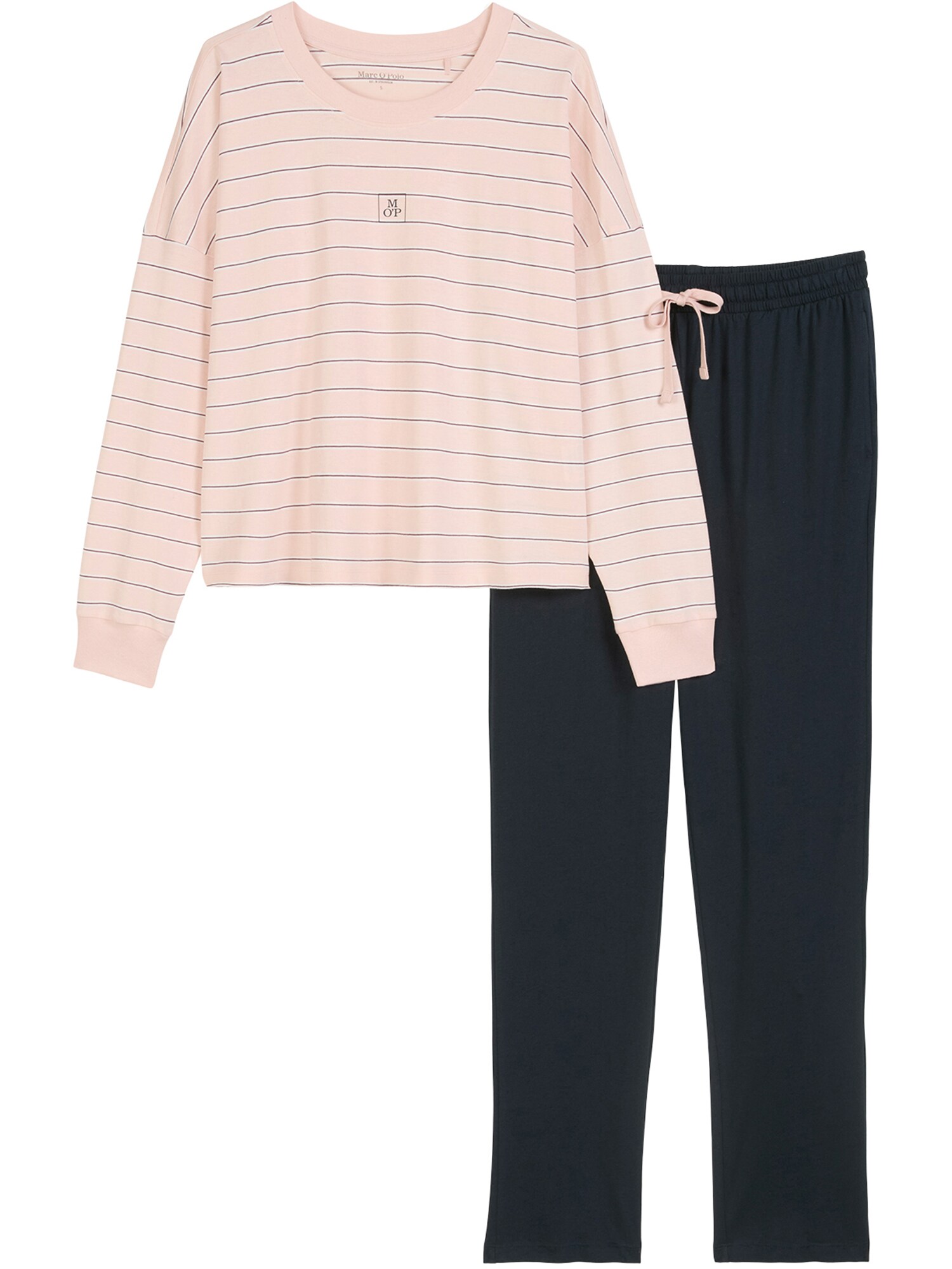 Marc O'Polo Pijama 'Mix N Match'  azul oscuro / malva