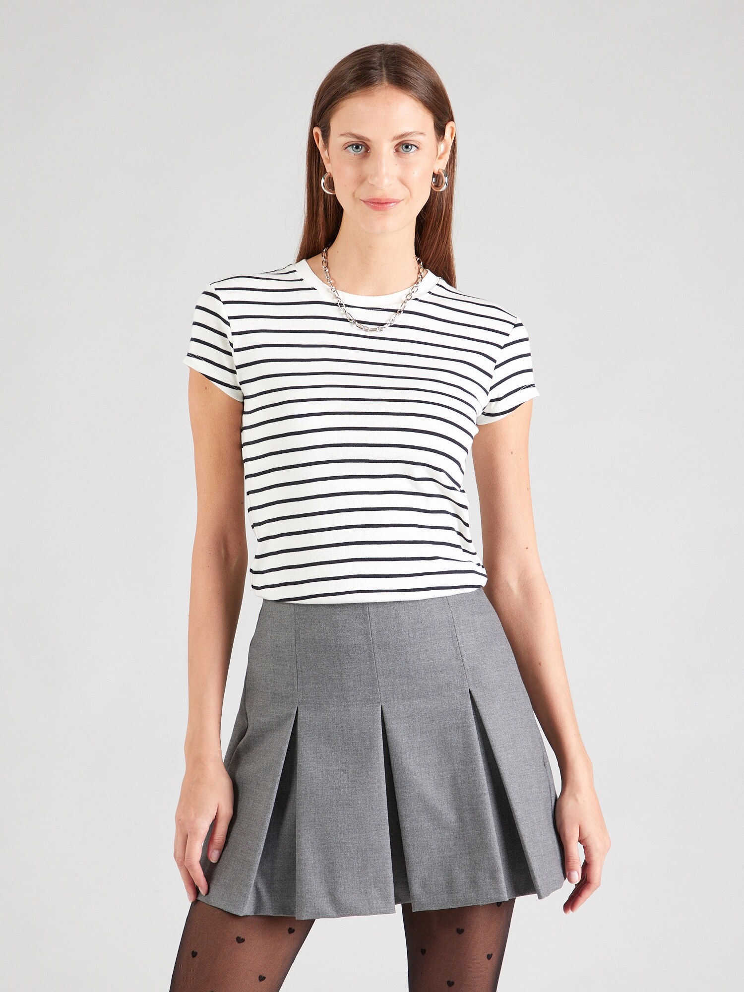 TOPSHOP Póló  ekrü / fekete termék 2. képe