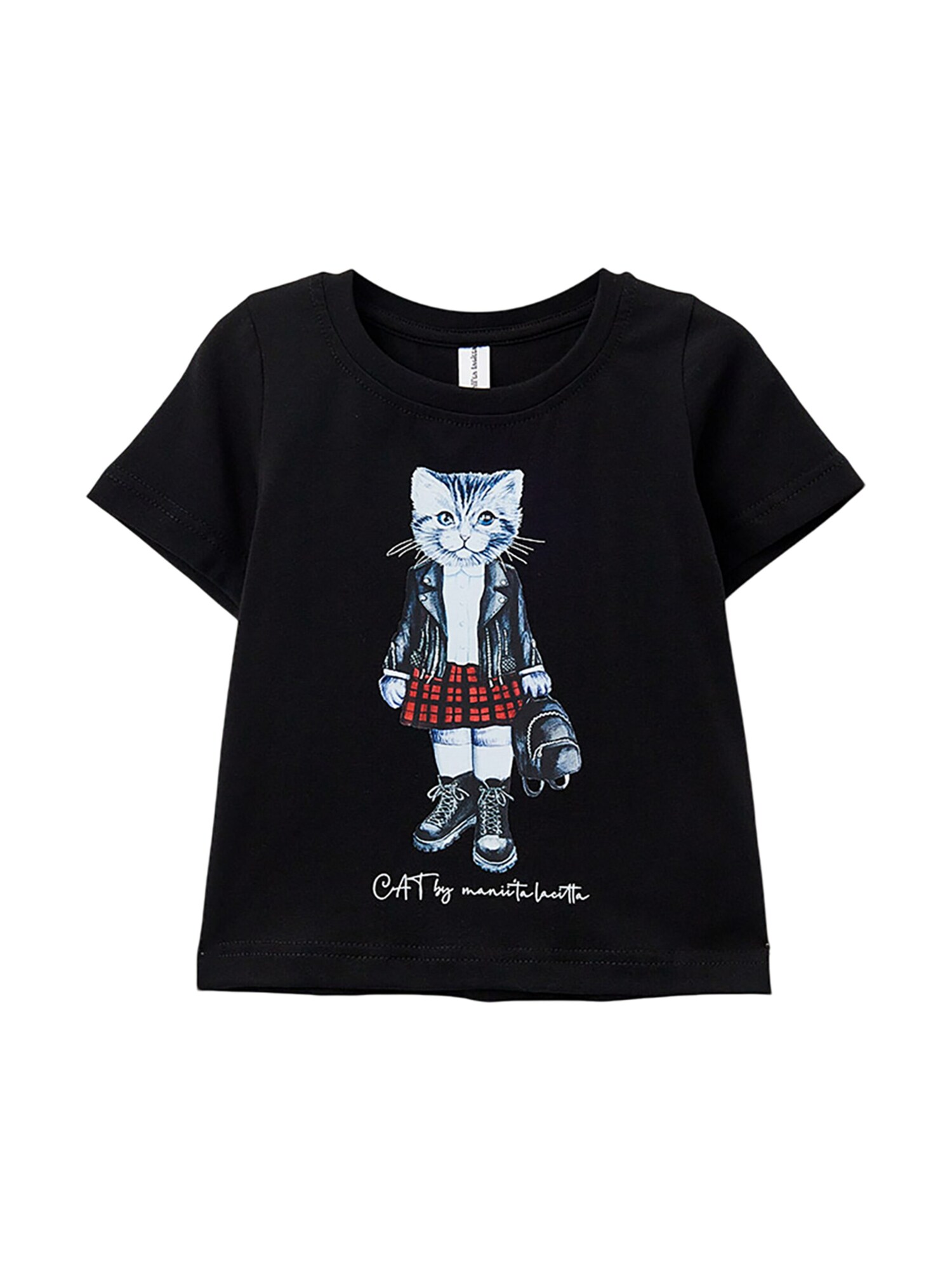 Cat e Lolette Tričko 'Rocker Cat'  čierna