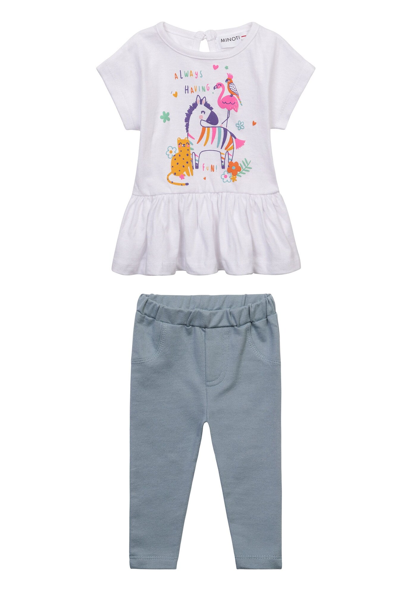 MINOTI Set  modrá denim / zmiešané farby / biela