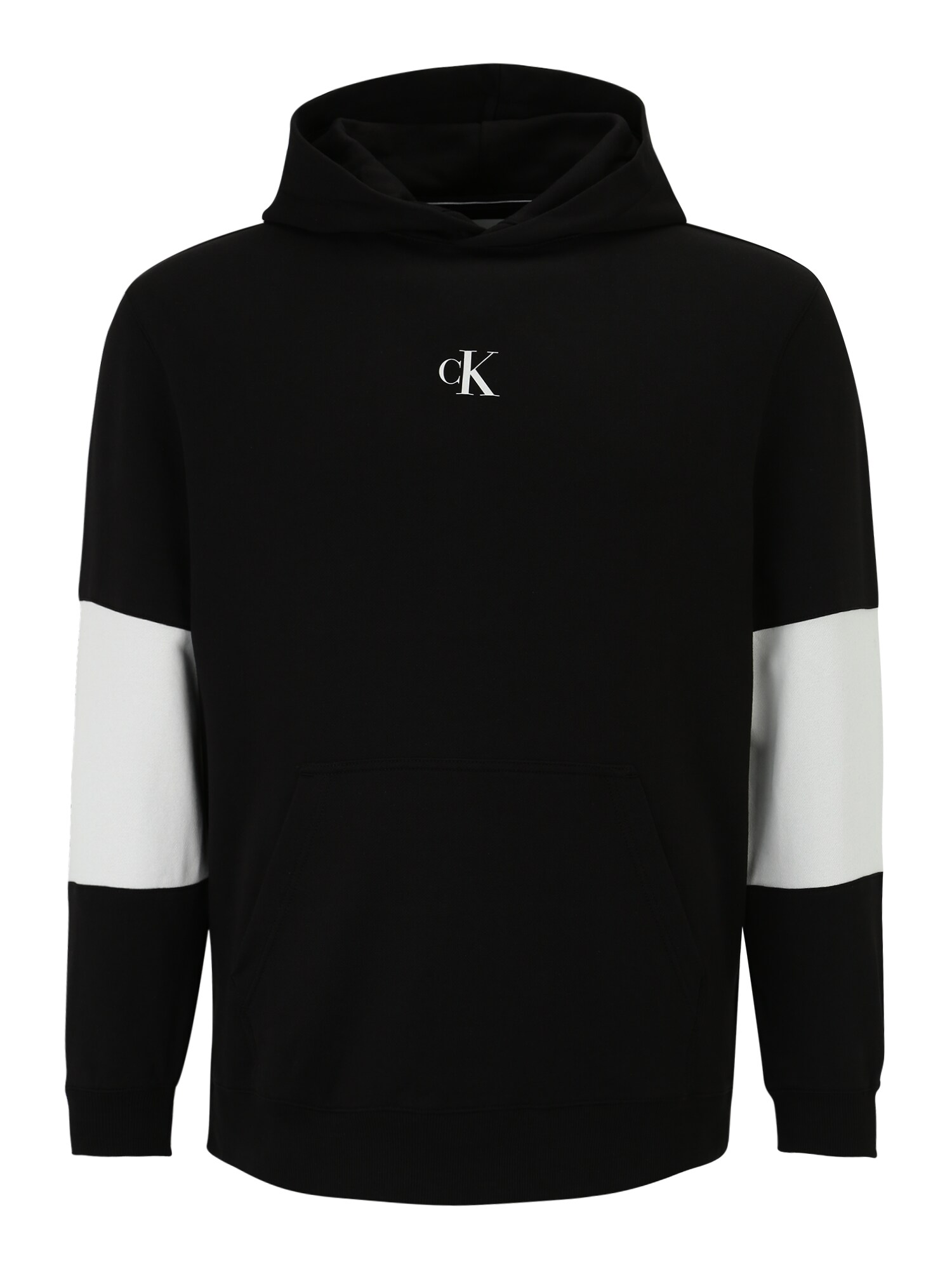 Calvin Klein Jeans Plus Sweatshirt  preto / branco