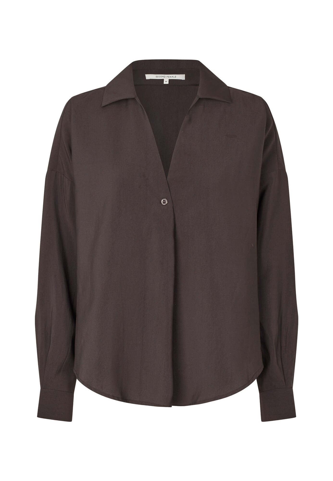 SECOND FEMALE Blusa 'Timeline'  chocolate