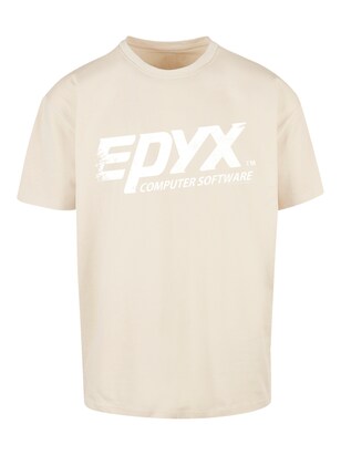 F4NT4STIC Shirt ‘EPYX Logo WHT’ Sand / Wit