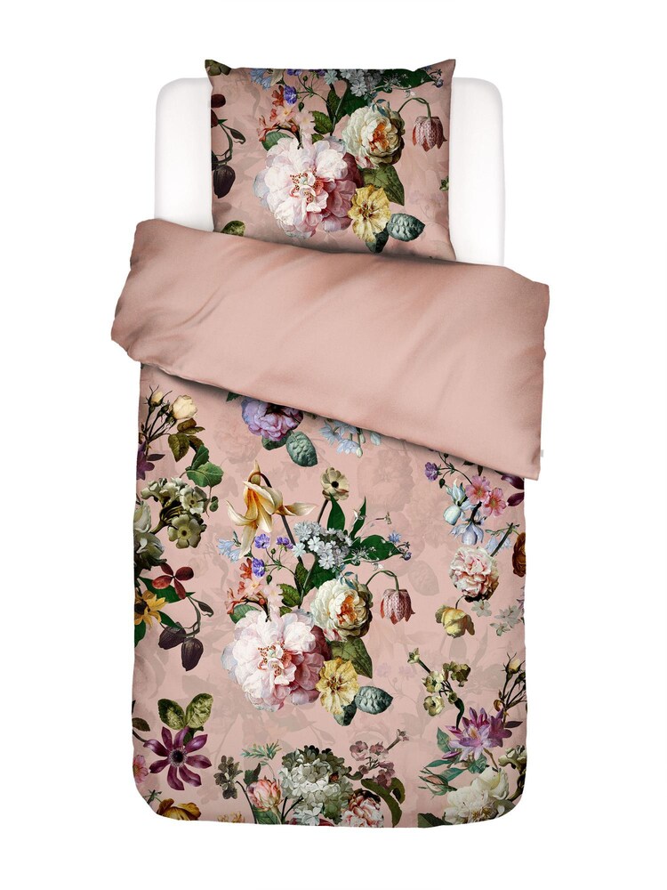 ESSENZA Bettbezug 'Fleur' Herren Größe 135x200 + 1x 80x80 cm mischfarben / rosé