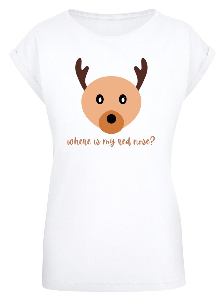 F4NT4STIC Shirt Damen Größe L braun / weiß