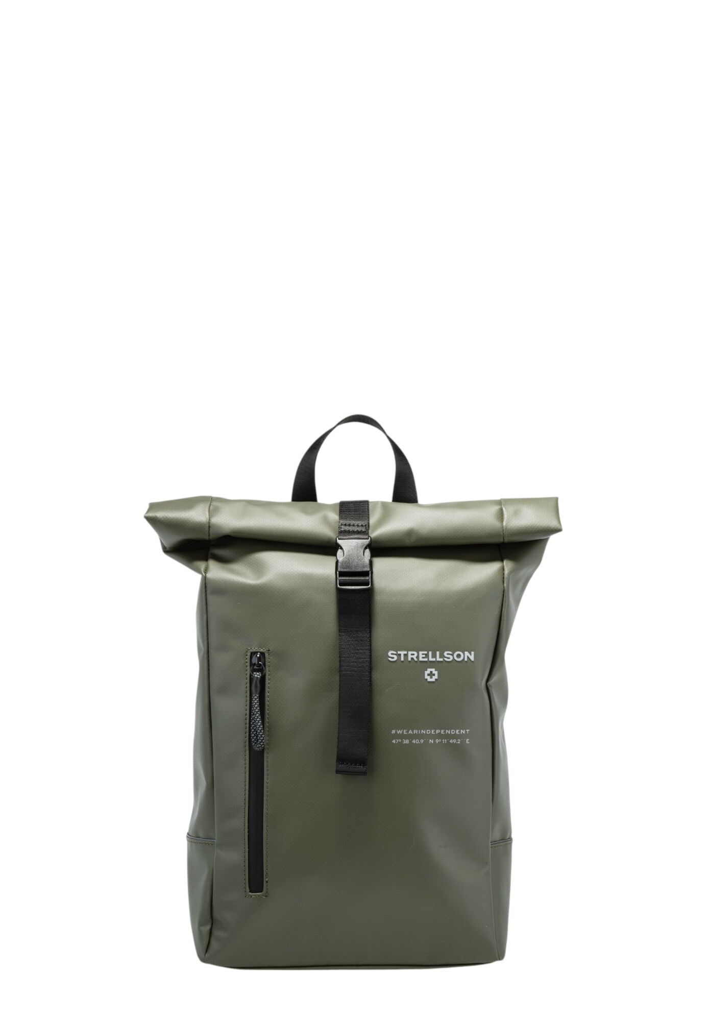 STRELLSON Mochila 'Stockwell 2.0 Eddie'  verde / negro