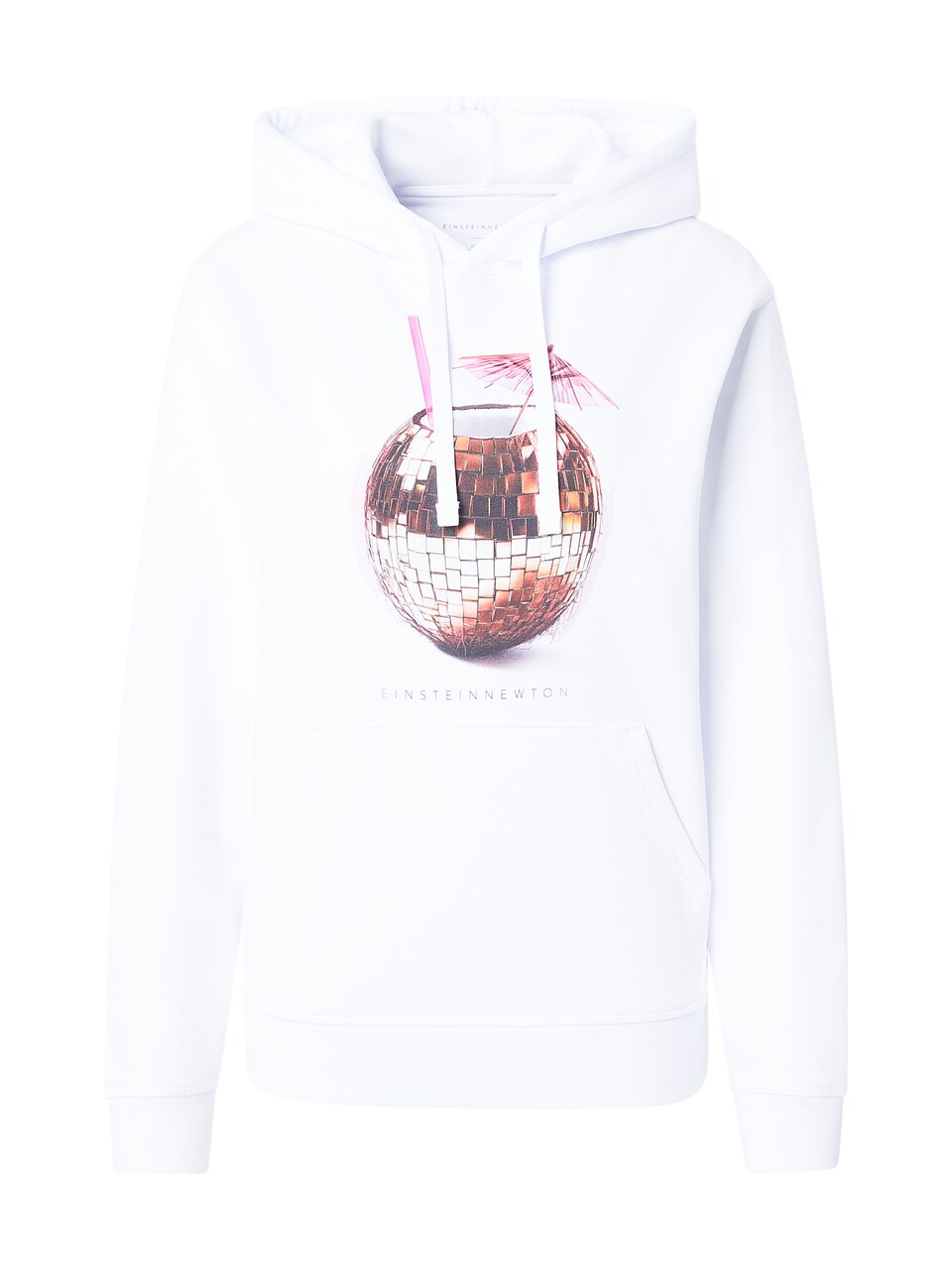 Sweatshirt 'Coconut' mörkbrun / rosa / svart