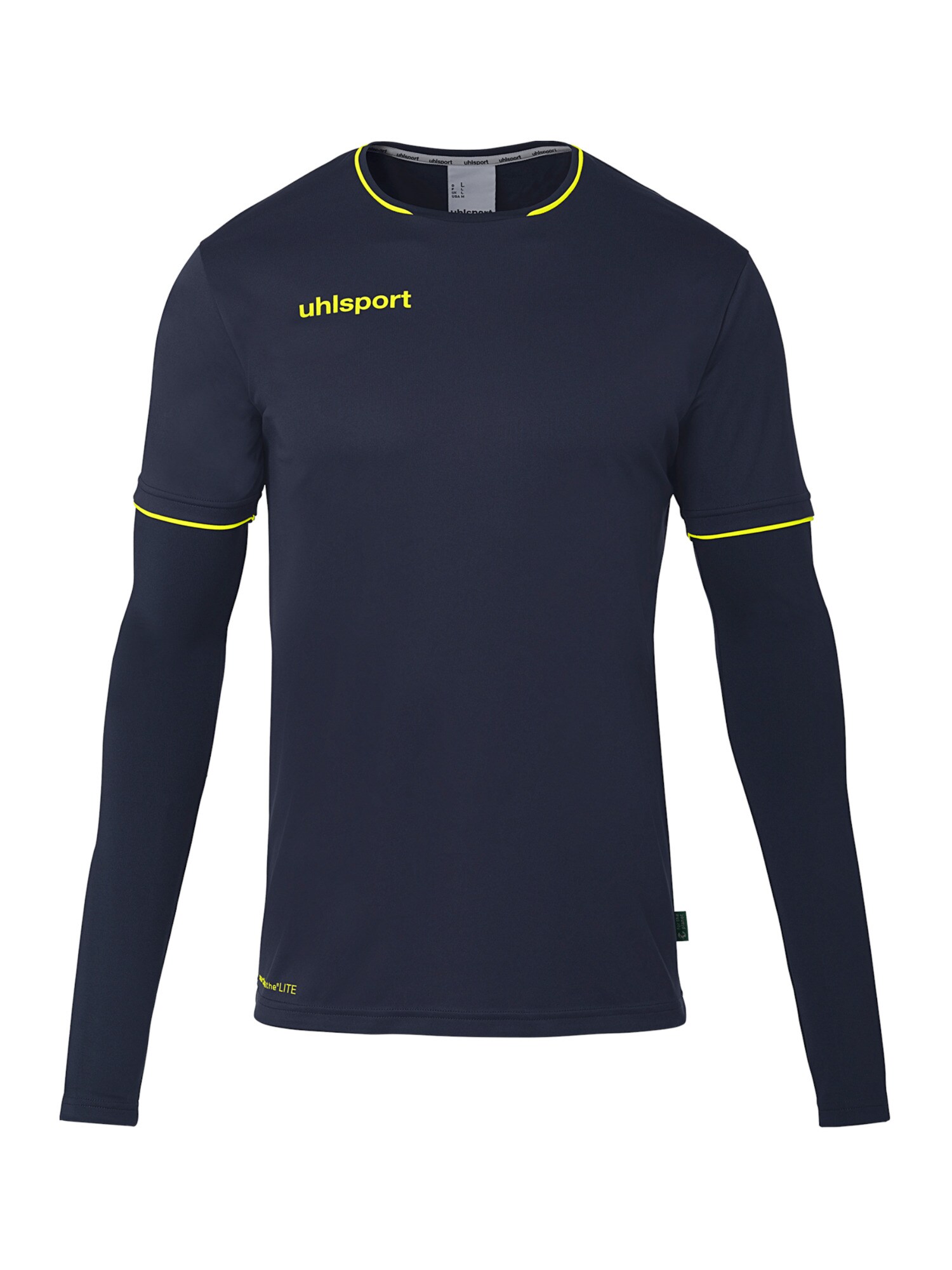 UHLSPORT Tricou funcțional  albastru închis / galben