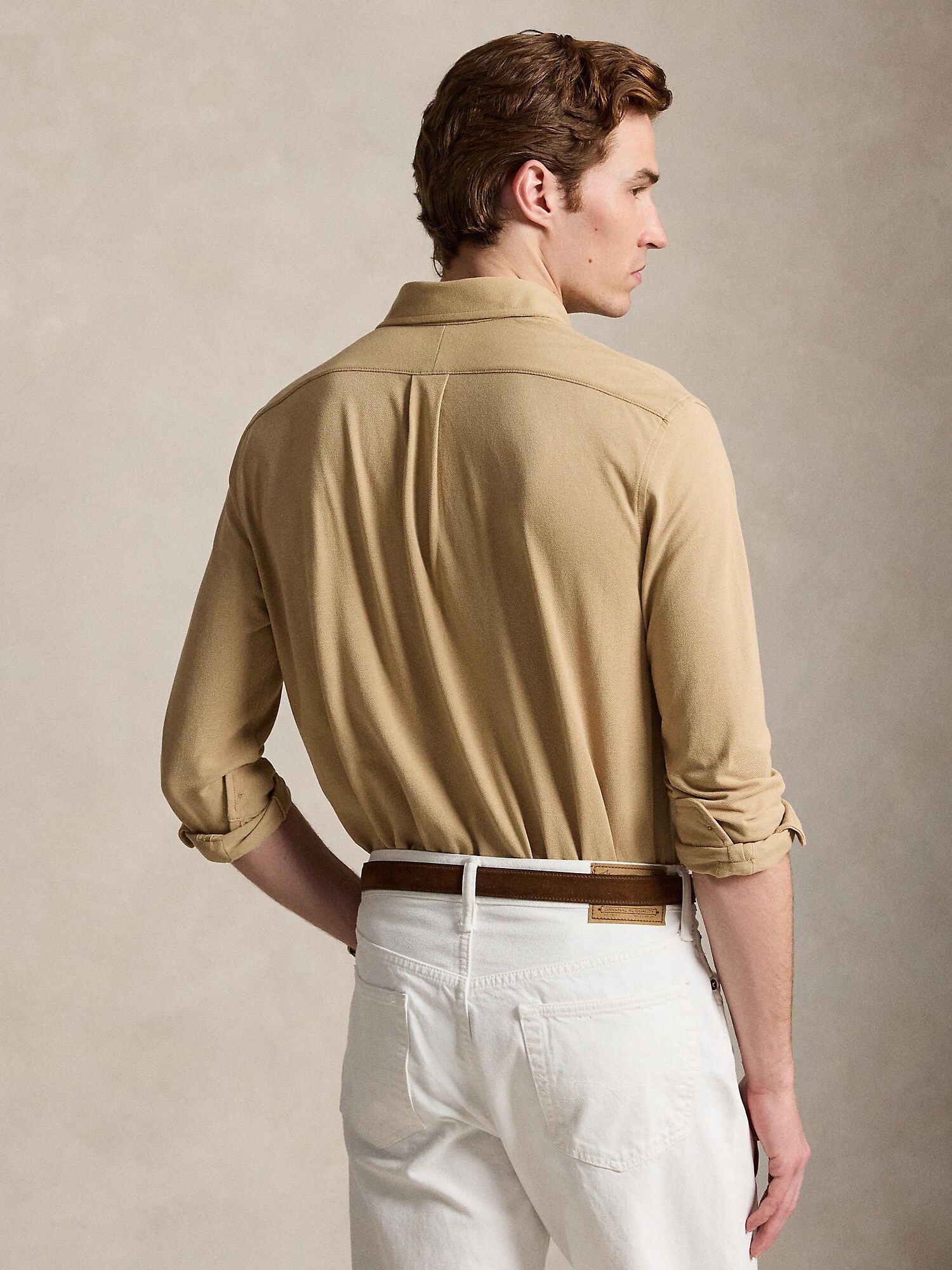 Polo Ralph Lauren Camisa caqui – imagen 3