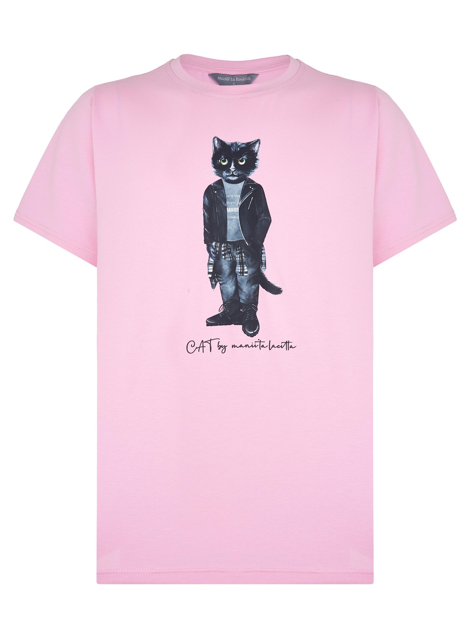 Cat e Lolette Tričko 'Rocker Cat'  ružová