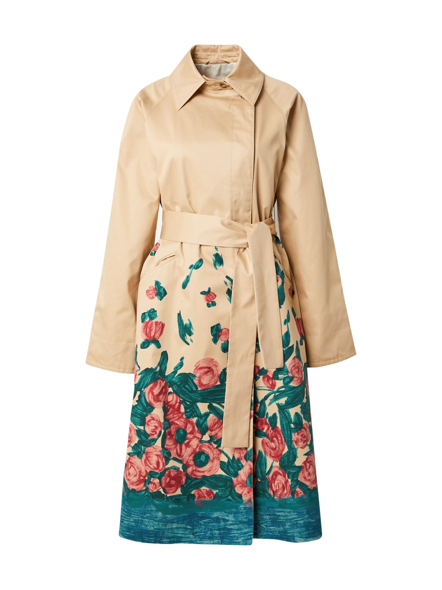 Weekend Max Mara Átmeneti kabátok 'PESCO'  teveszín / benzin / jáde / magenta akciós termékkép 1