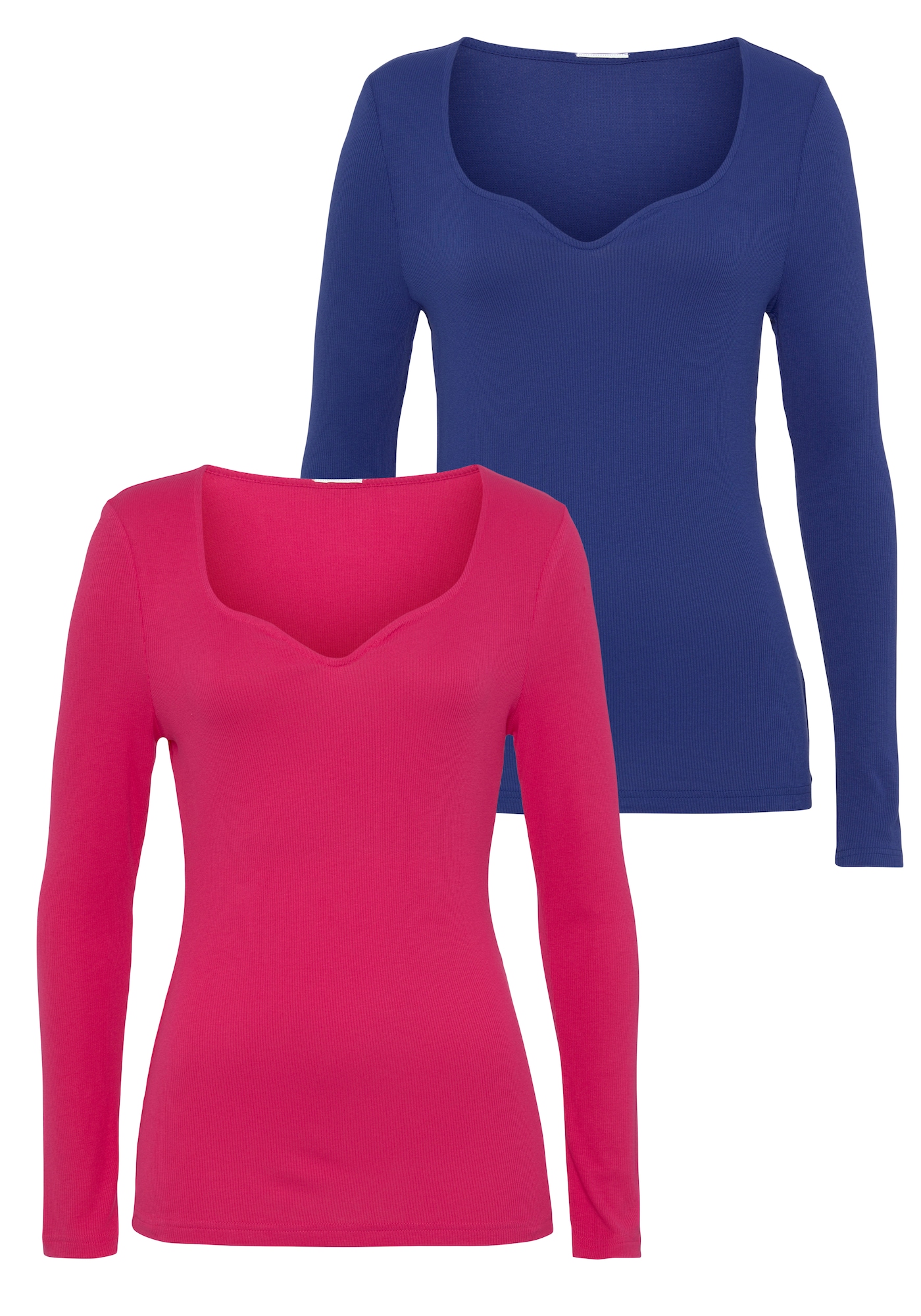 VIVANCE Tricou  albastru / roz