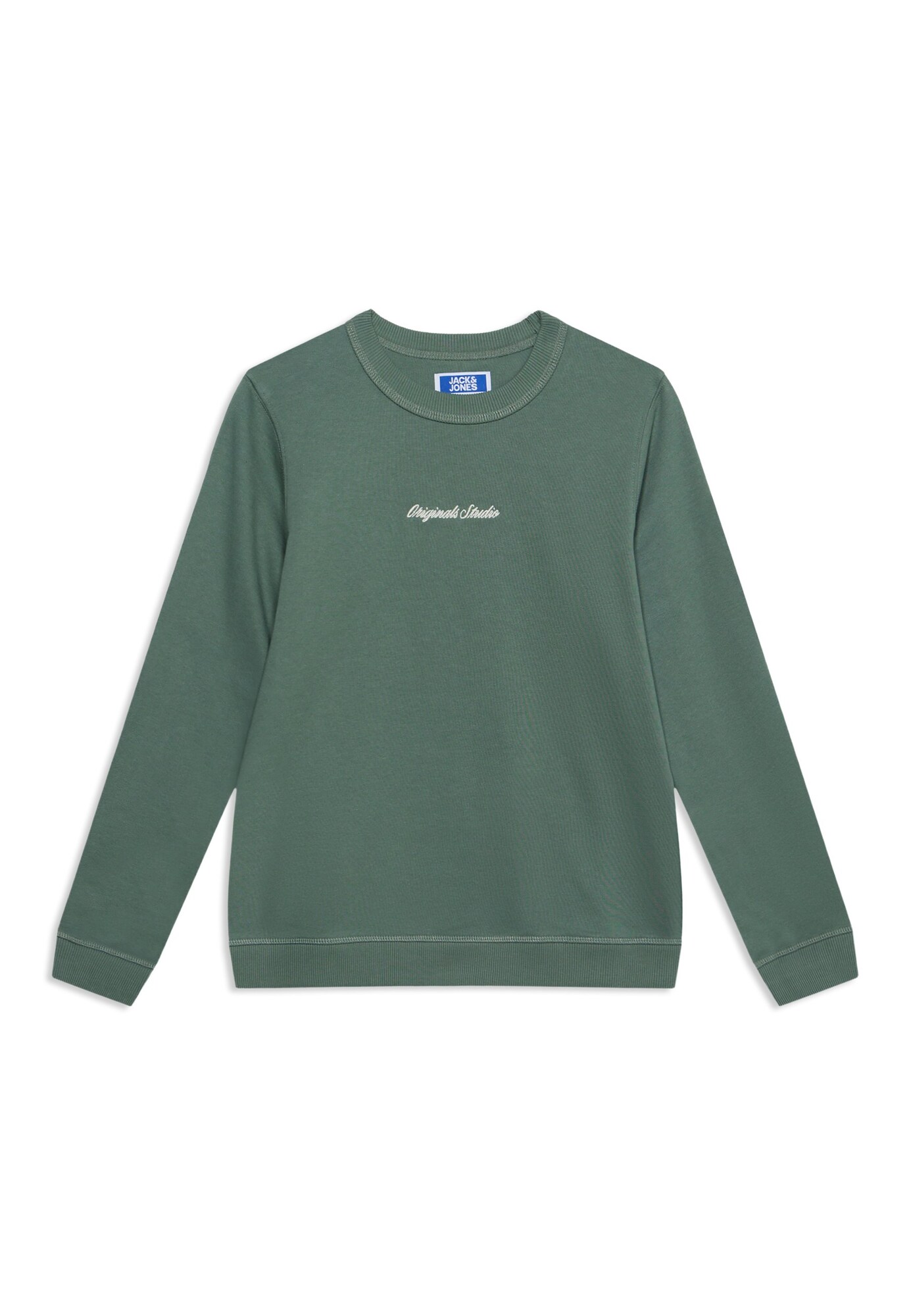 Jack & Jones Junior Bluză de molton JORNORREBRO verde jad