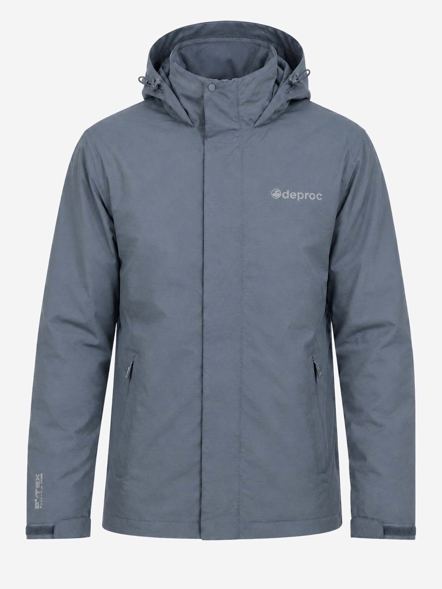 deproc Outdoor jakna 'Outdoorjacke LAVAL Herren Regenjacke, Wanderjacke' bazalt siva