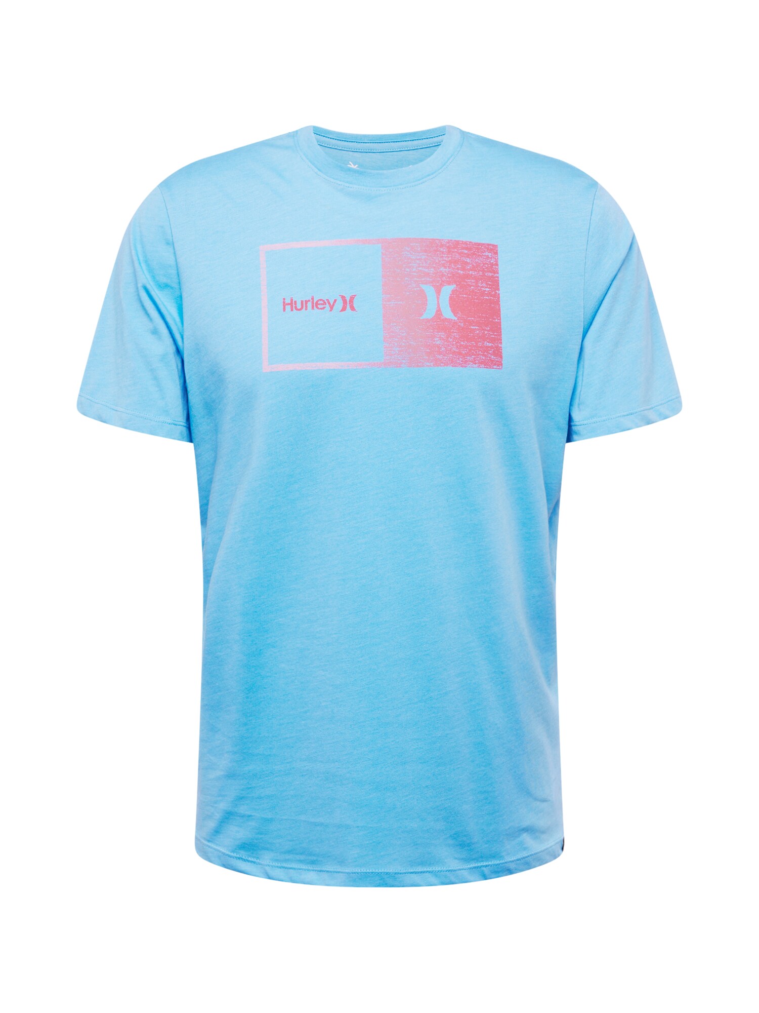 Hurley Sportiniai marškinėliai 'EVD HALFER' šviesiai mėlyna / rožinė / rožių spalva