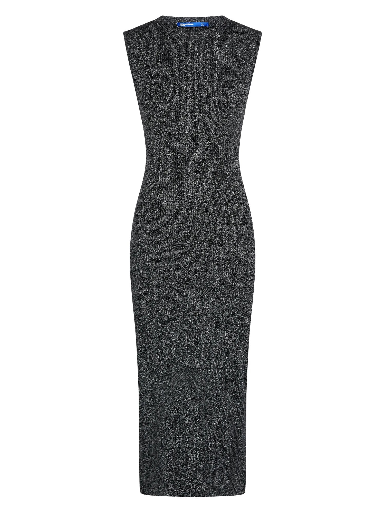 KARL LAGERFELD JEANS Rochie tricotat gri metalic