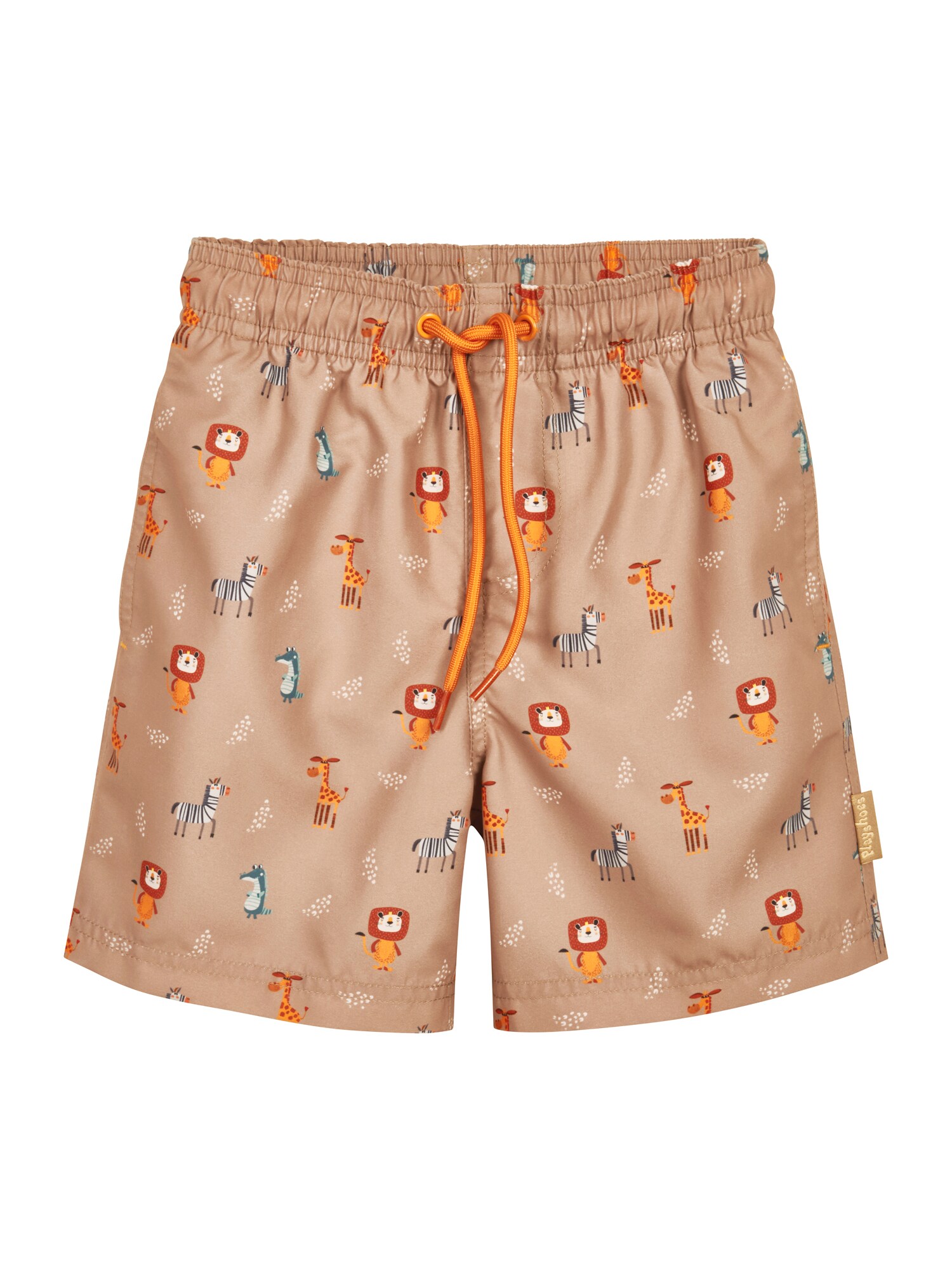 PLAYSHOES Șorturi de baie  maro cappuccino / portocaliu / negru / alb