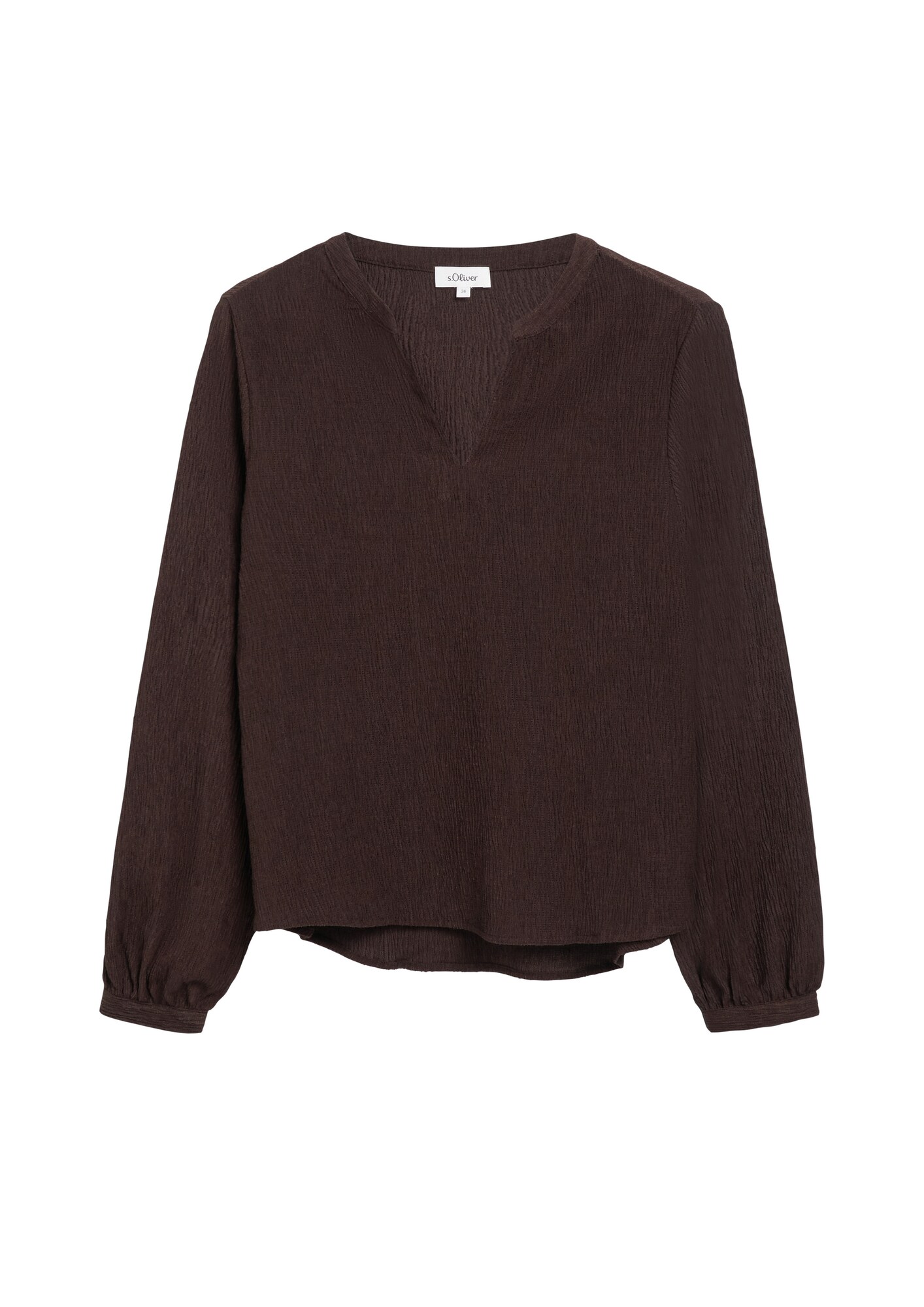 S.Oliver Blouse Donkerbruin