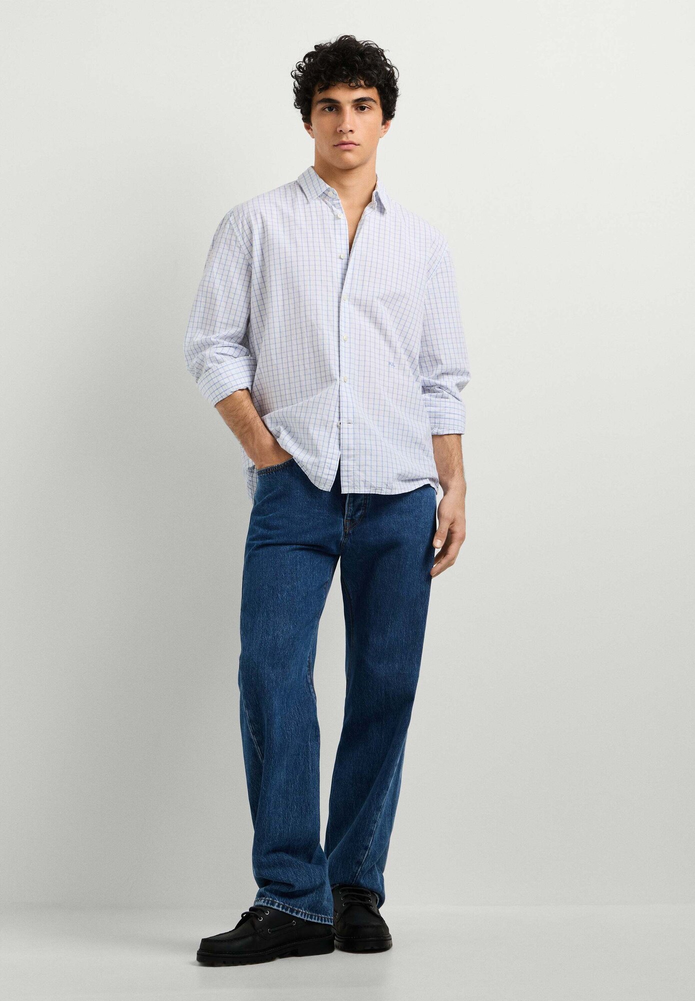 Pepe Jeans Blusa 'Robert' azul claro / blanco – imagen 3