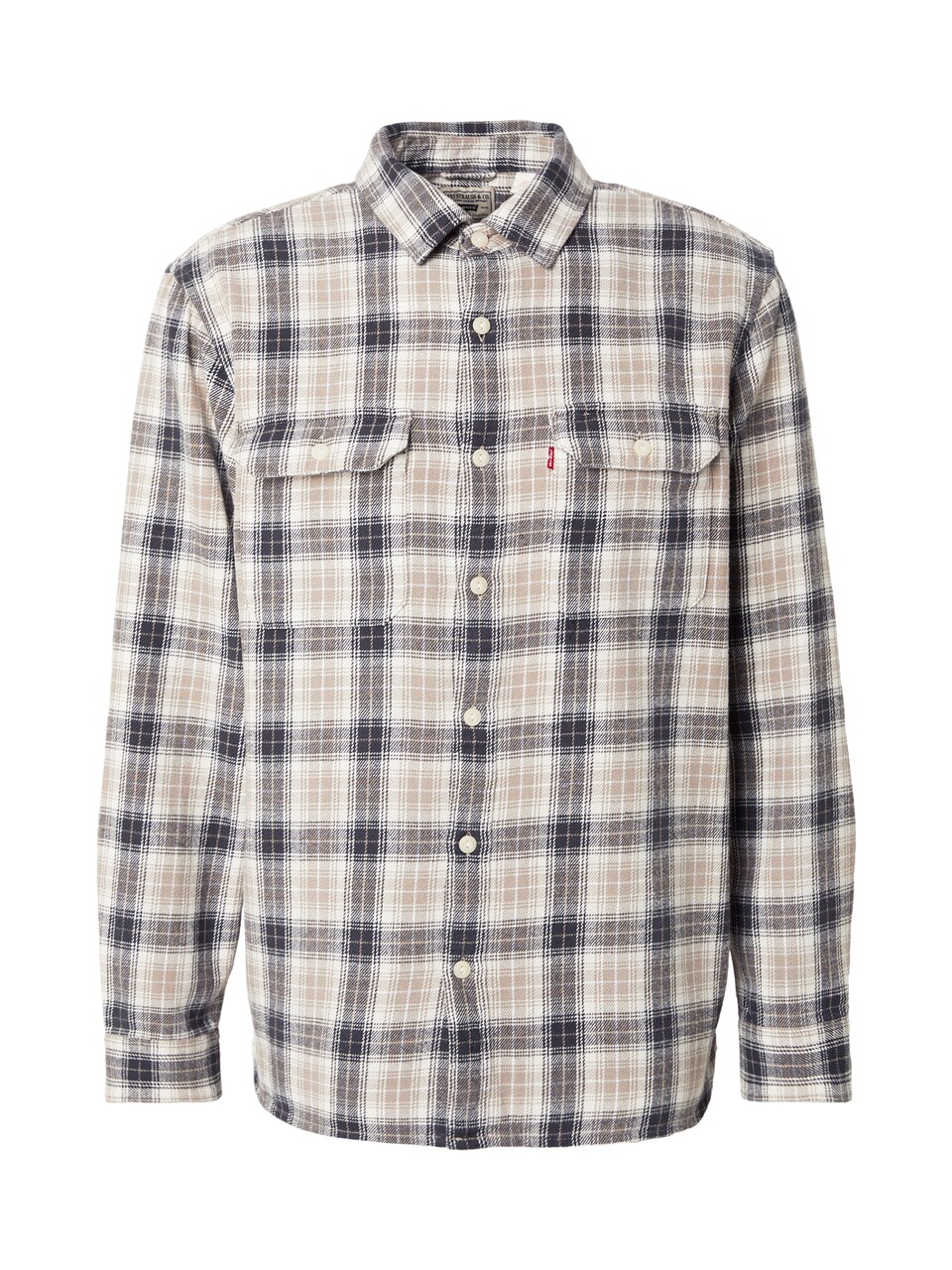 Övergångsjacka 'Jackson Worker' beige / mörkbeige