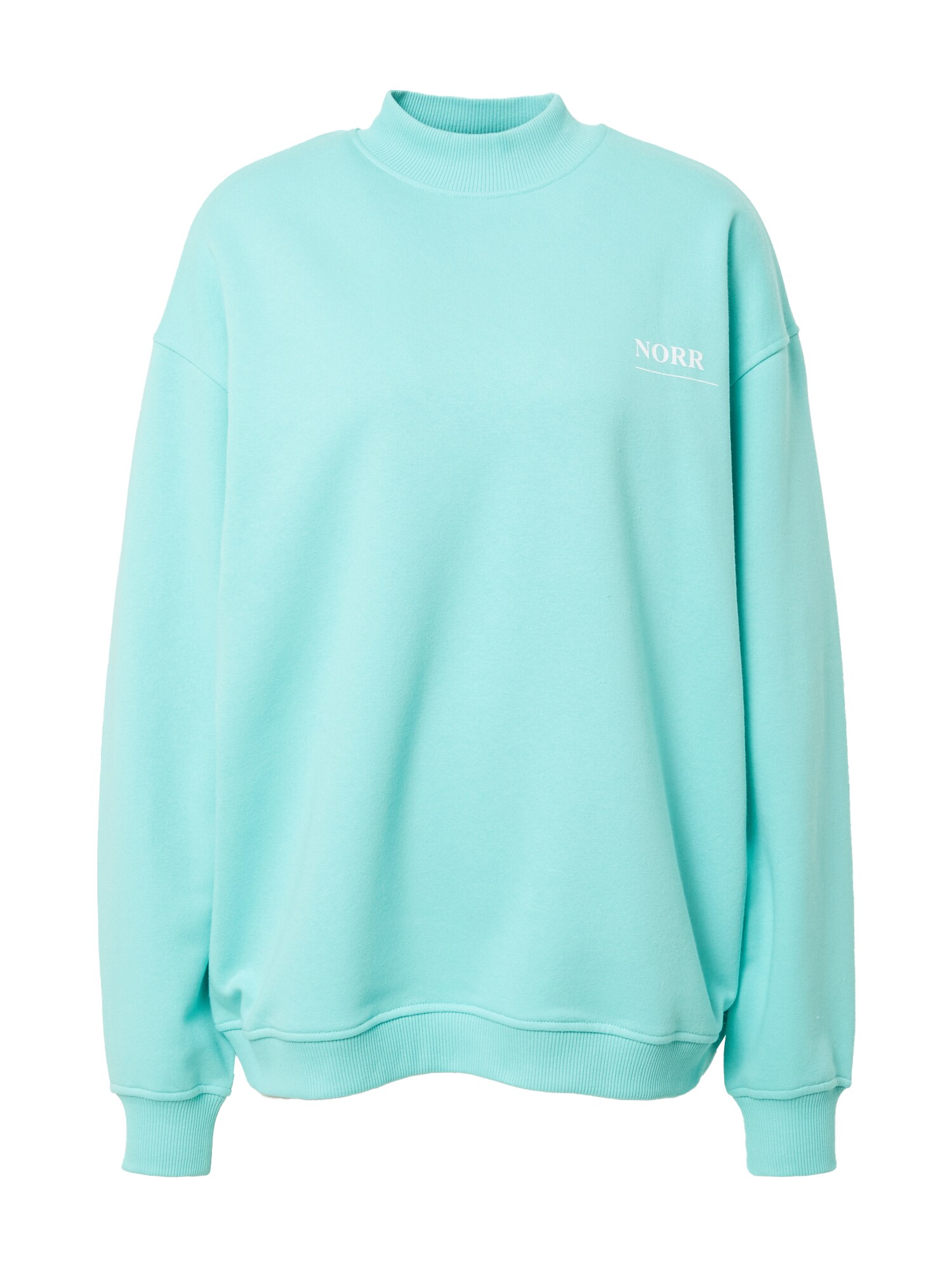 NORR Sweatshirt 'Denvi'  aqua / branco