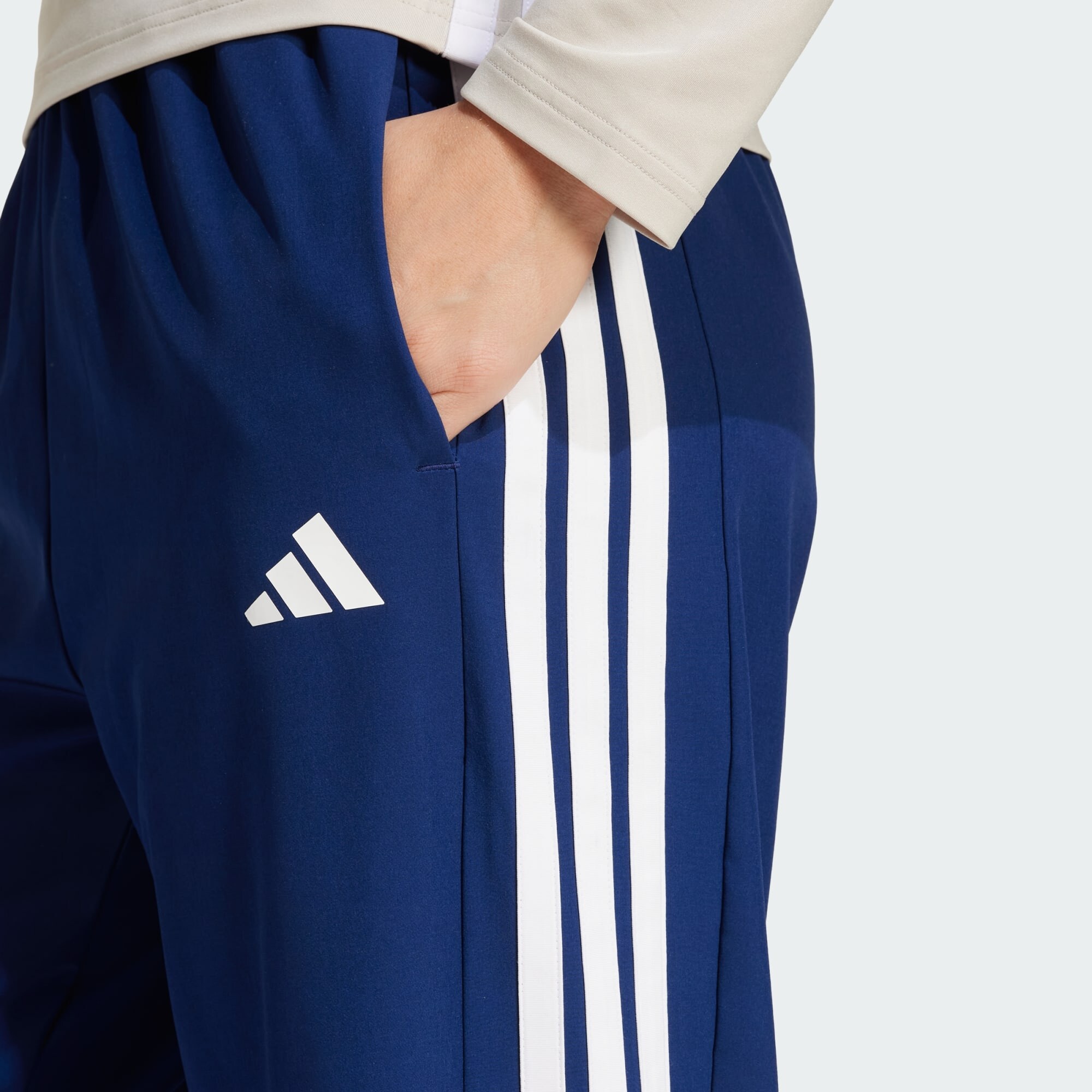 ADIDAS PERFORMANCE Športové nohavice 'Essentials' tmavomodrá / biela (obrázok 5)
