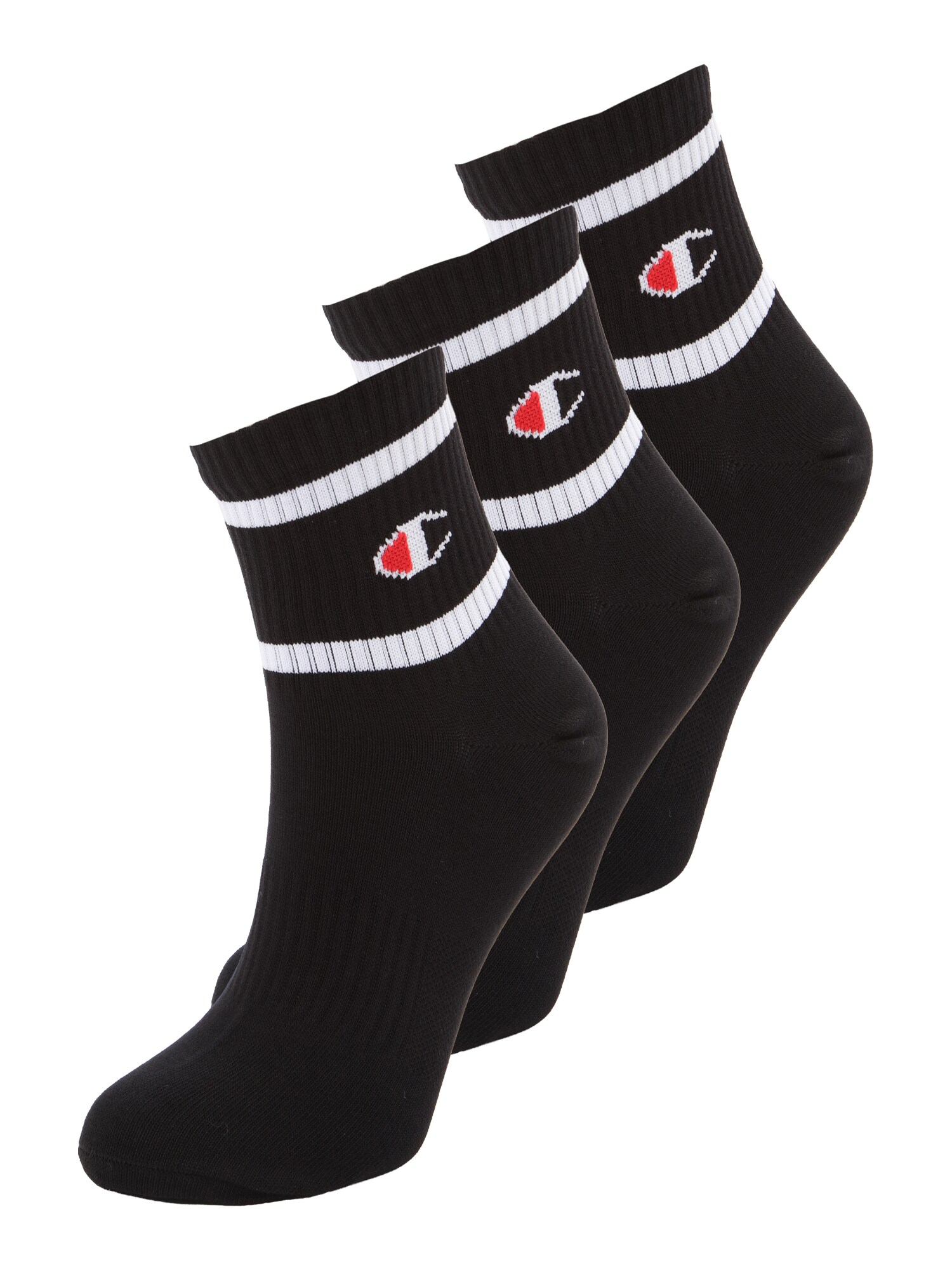 Champion Authentic Athletic Apparel Șosete  roșu / negru / alb