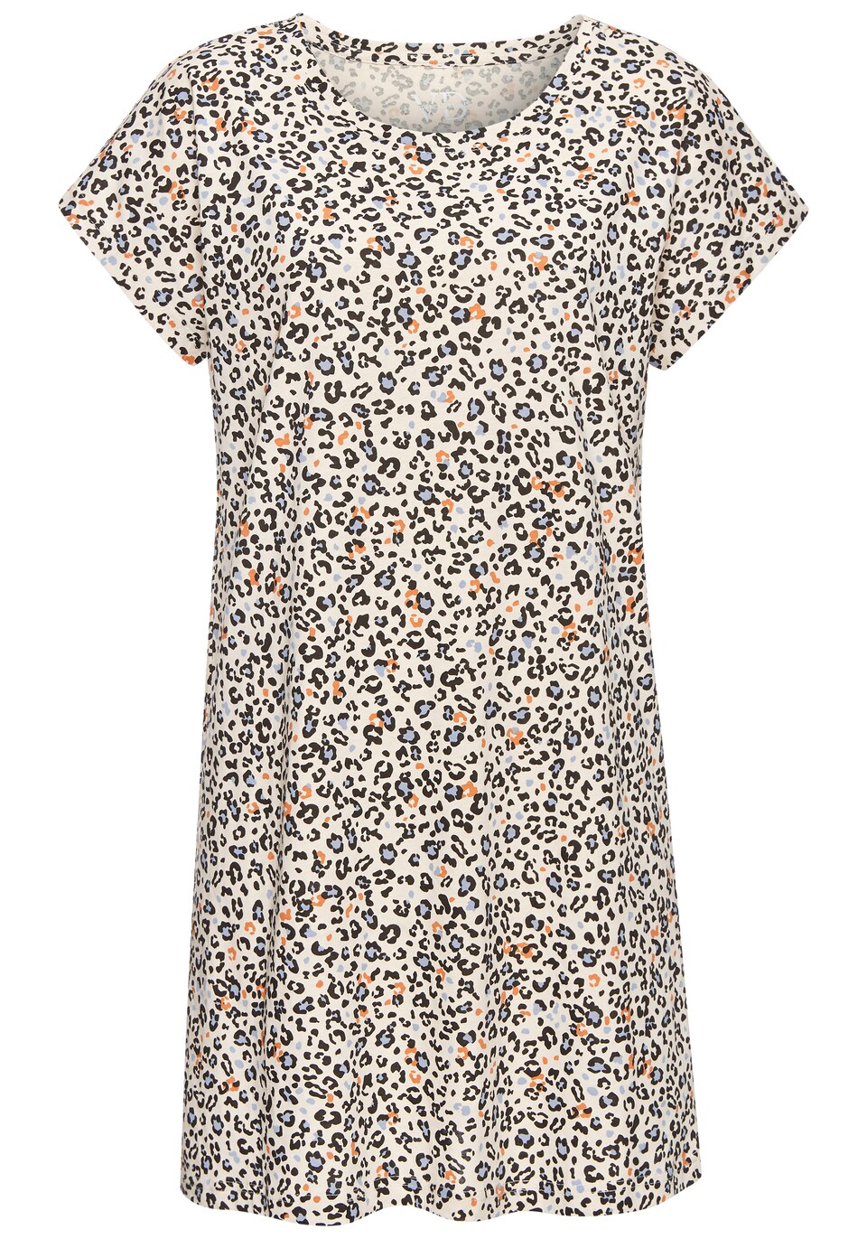 Nattlinne ljusbeige / duvblå / orange