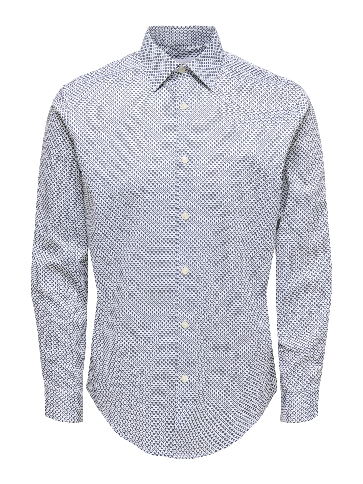 Only & Sons Košulja 'ONSJIM' grafit siva / bijela