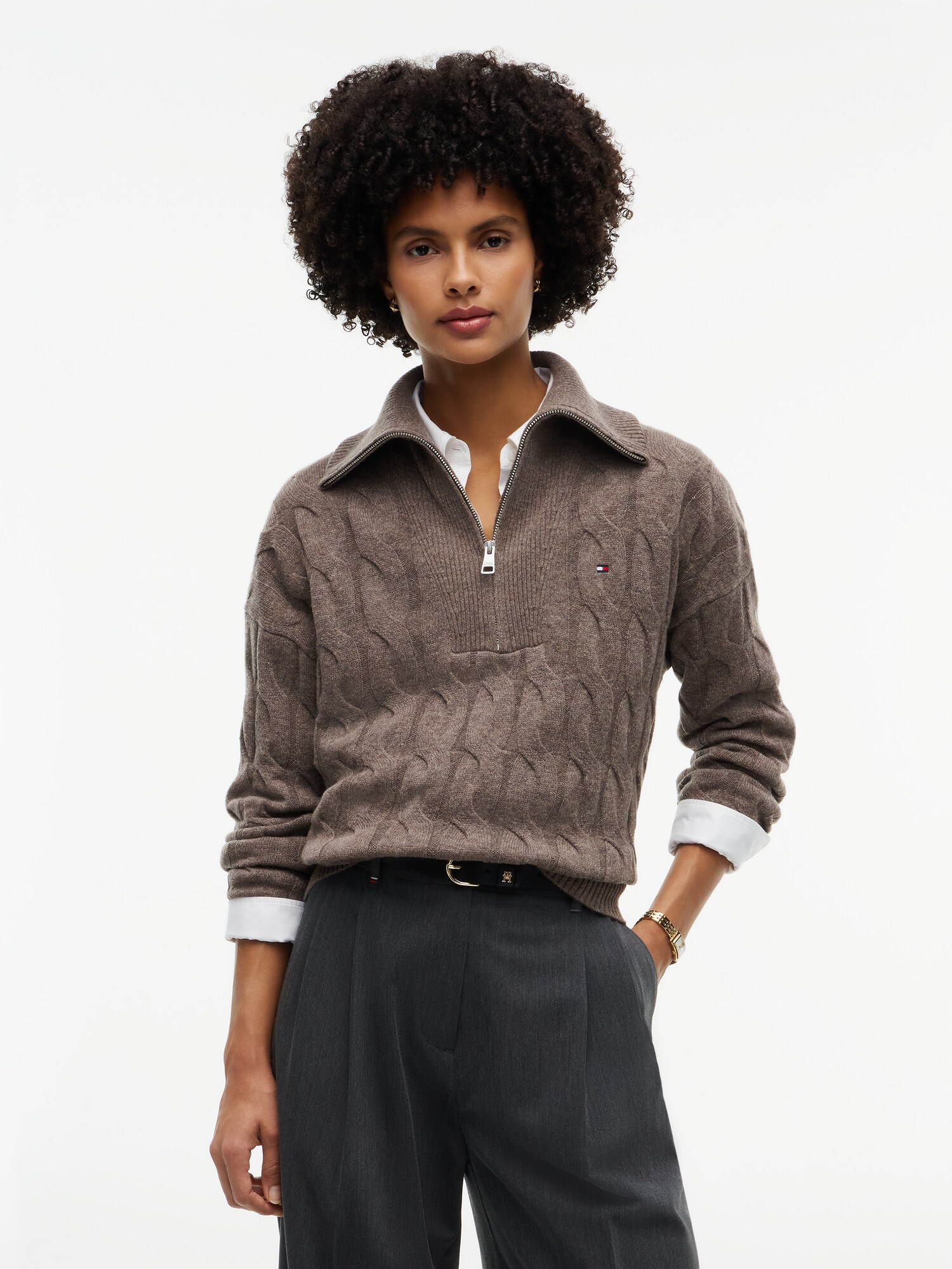 Tommy Hilfiger Jersey Con Media Cremallera Ww0ww46425 – imagen 2