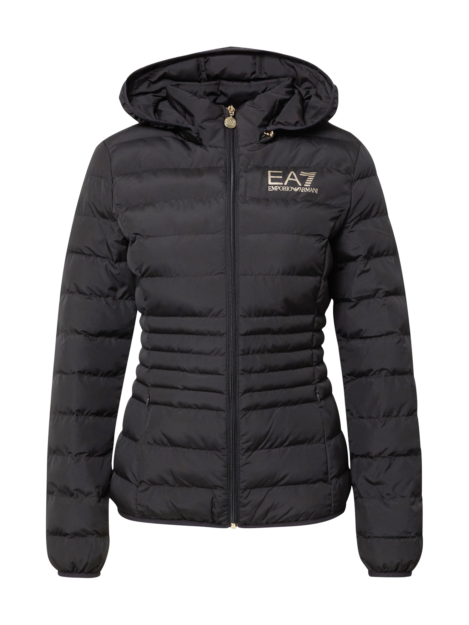 EA7 Emporio Armani Prehodna jakna  gorčica / črna