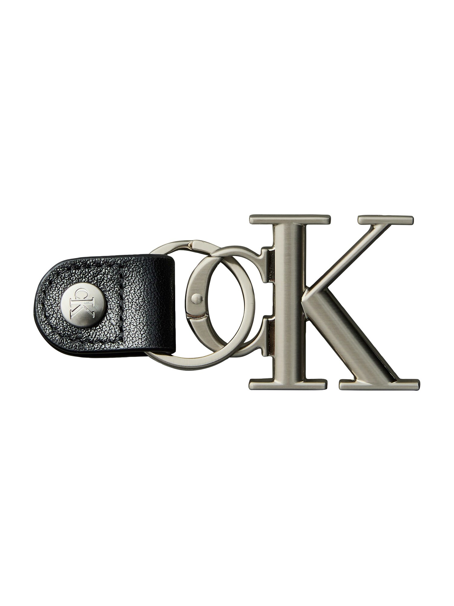 Calvin Klein Prívesky na kľúče 'BOLD'  čierna / strieborná