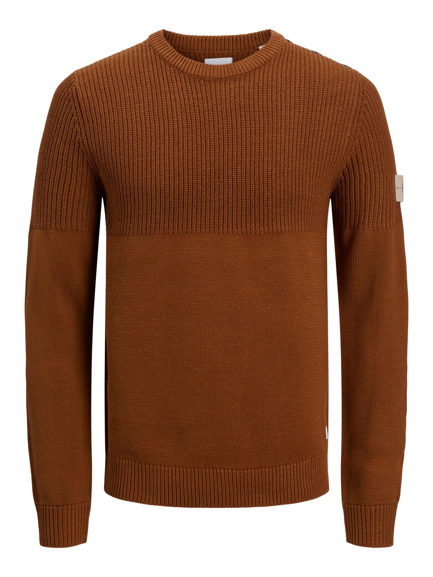 JACK & JONES Пуловер 'SPENCER'  кафяво