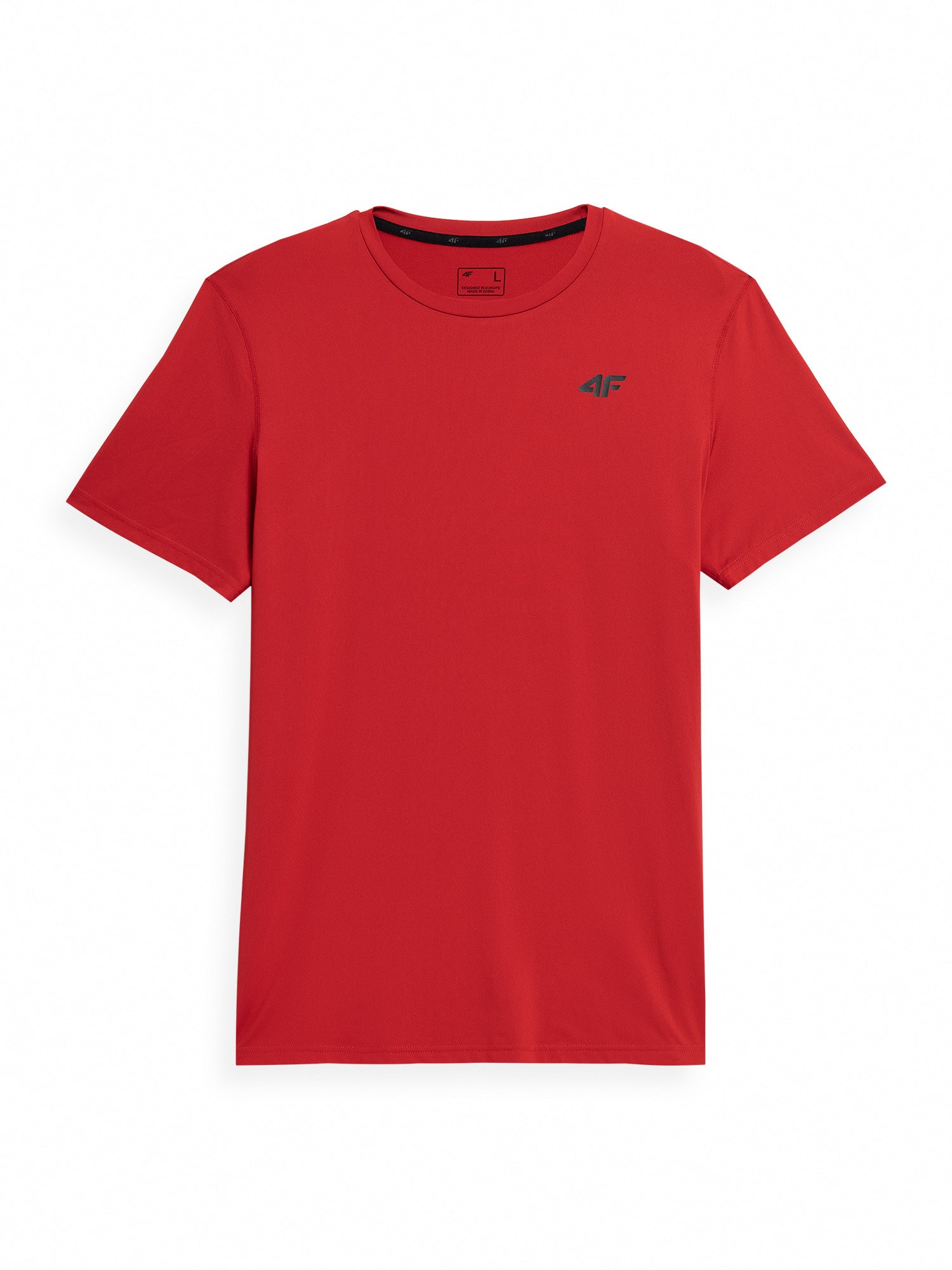 4F Sportiniai marškinėliai raudona / rūdžių raudona / juoda