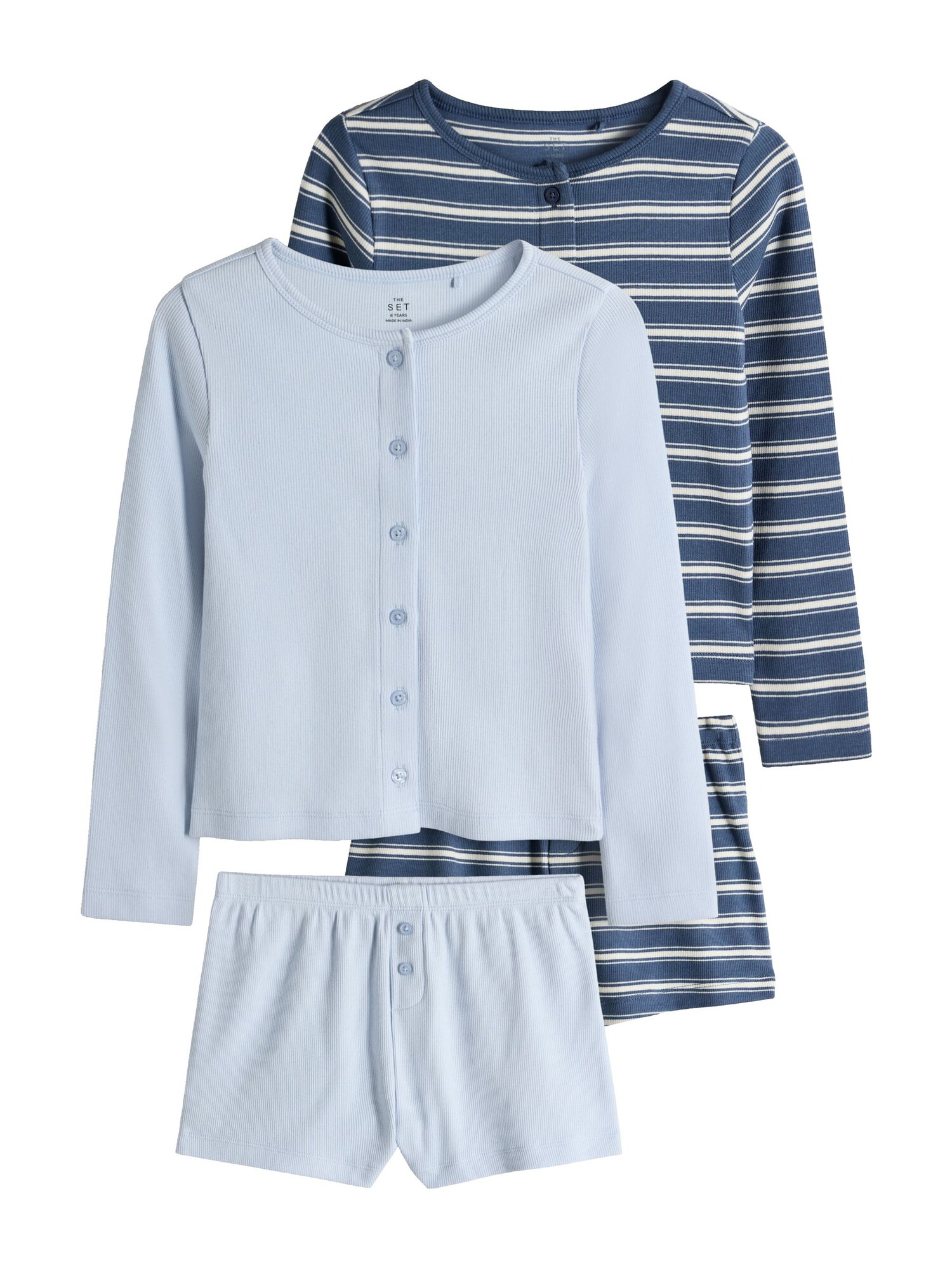 The Set Pijamale bleumarin / azuriu