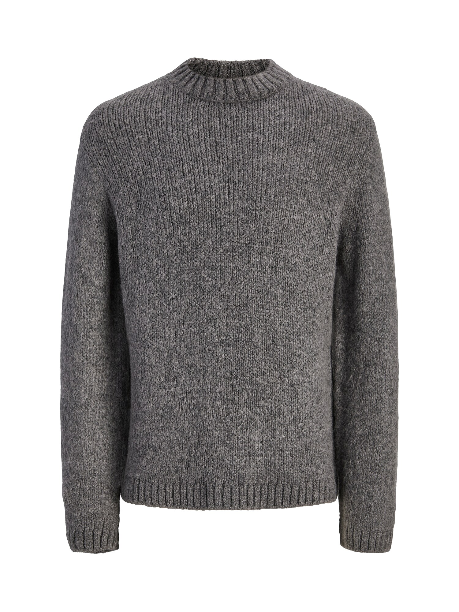 JACK & JONES Pulover JORSALAMANCO gri închis