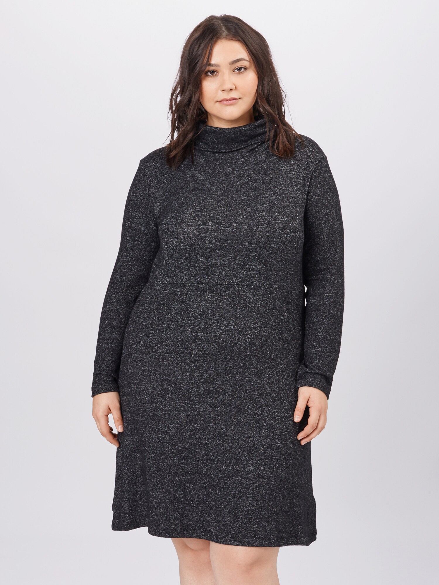 ABOUT YOU Curvy Kötött ruhák 'Emma'  antracit termék 2. képe