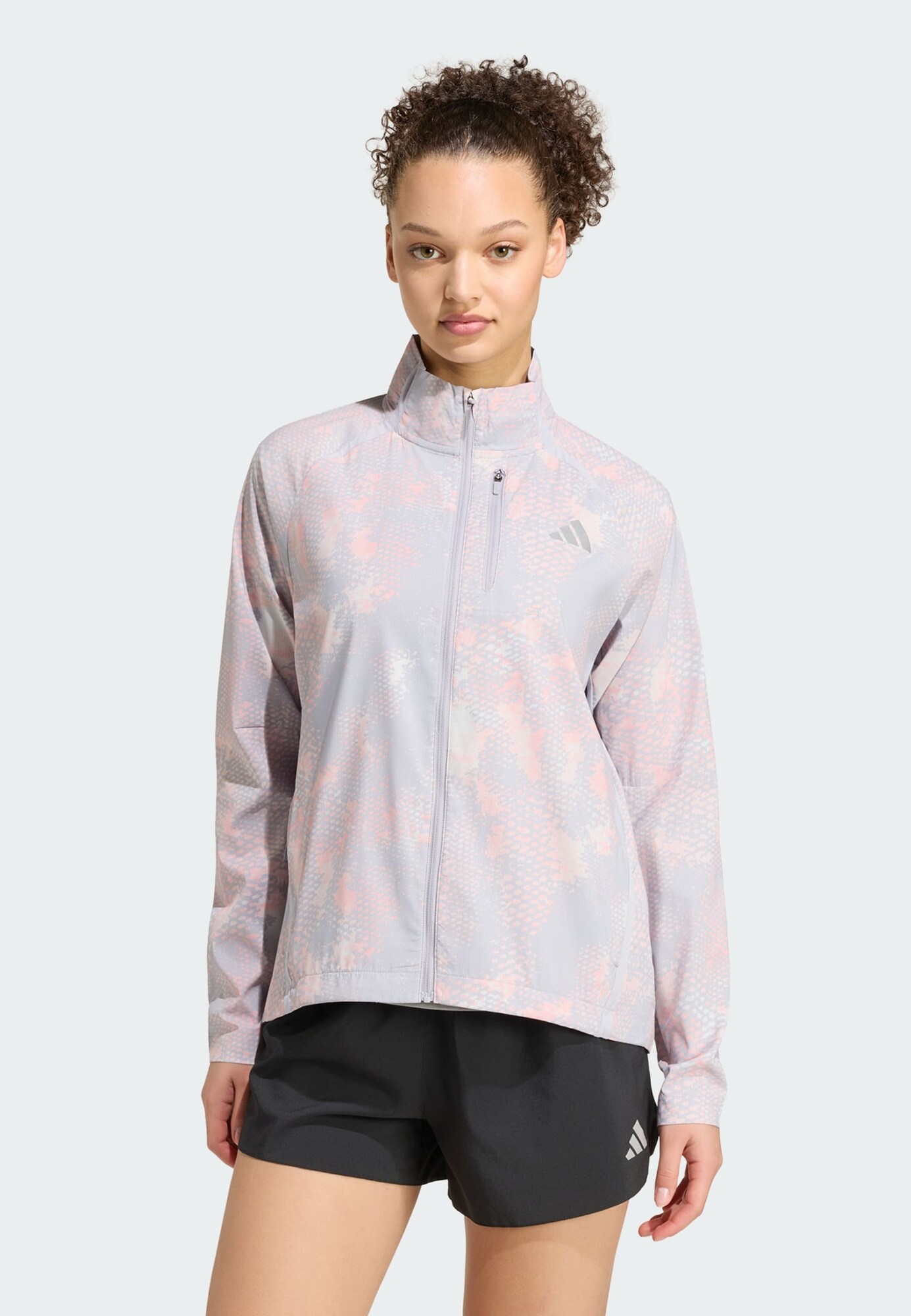 ADIDAS PERFORMANCE Chaqueta deportiva 'Adi365 Iconic' piedra / lila claro / coral – imagen 2
